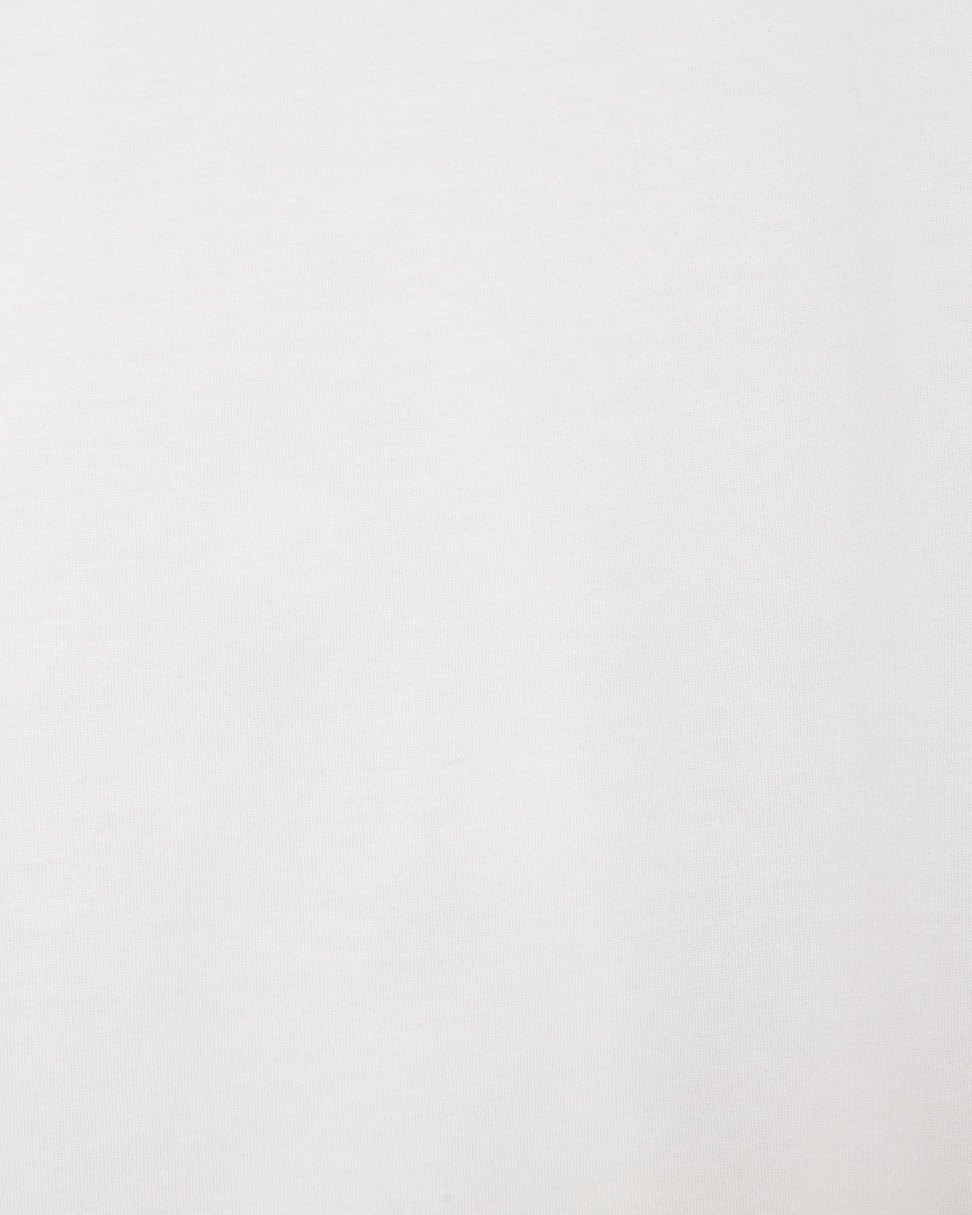 オーガニックGIZA80/2天竺 / コンフォートフィットTee, White