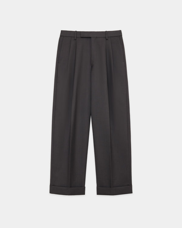 MARKAWARE オーガニックウール トロピカル ペグトップ トラウザーズ　2 Heavy Organic Wool Tropical – MARKAWARE