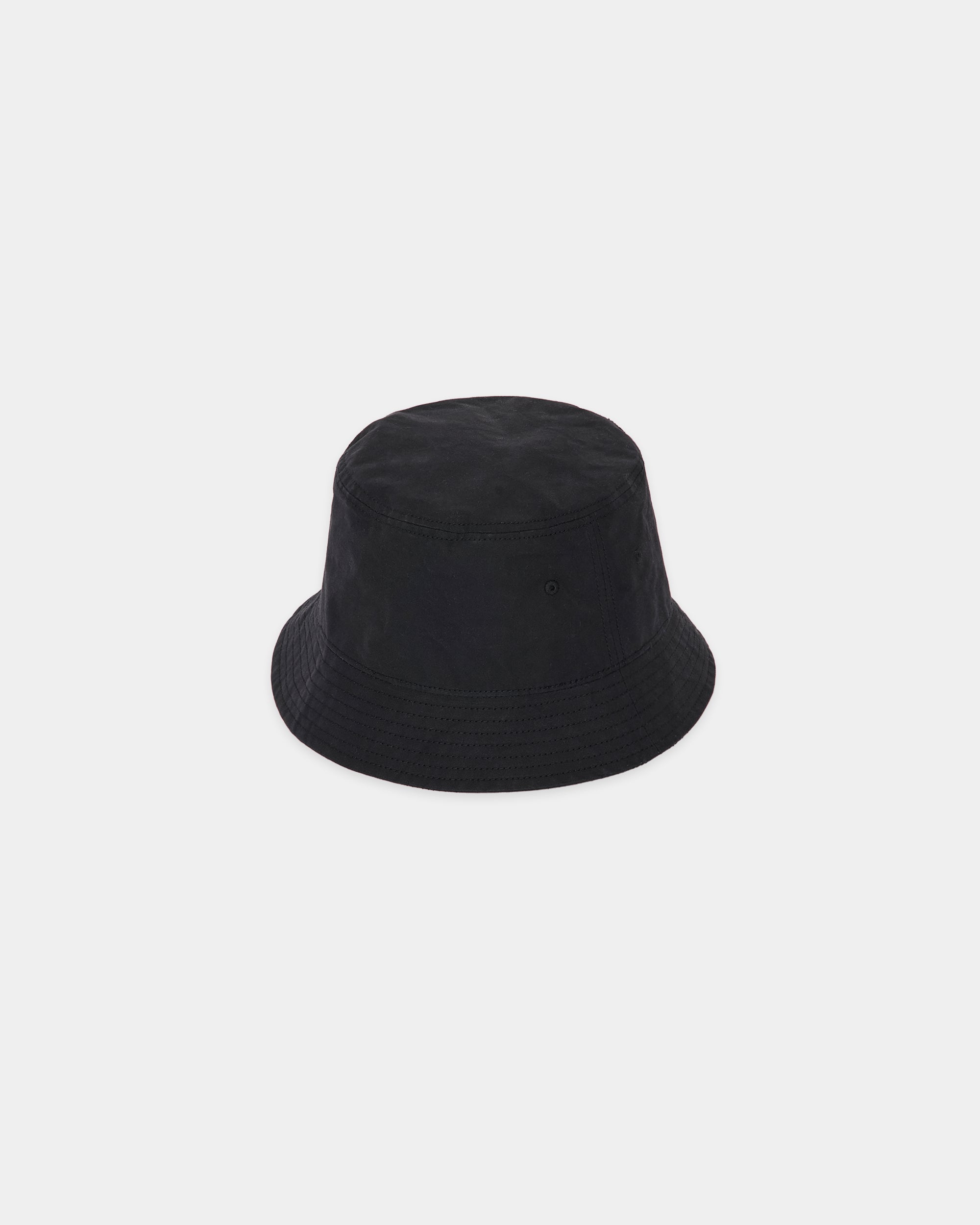 Organic Cotton Heavy All Weather Cloth Bucket Hat, Black
