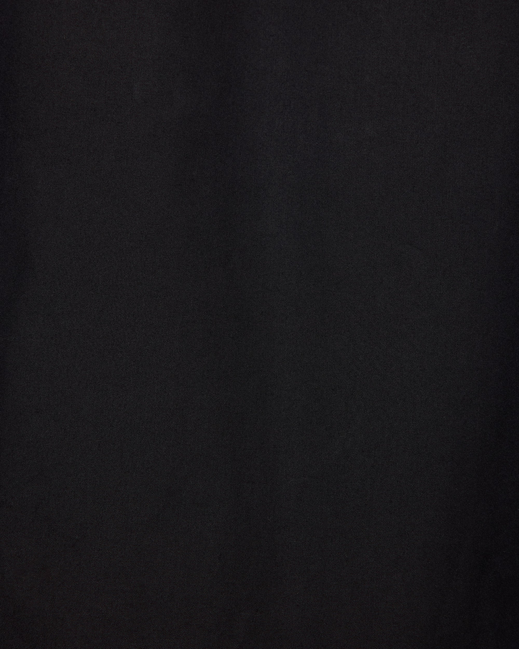 Organic Cotton Heavy All Weather Cloth Zip Up Jacket, Black