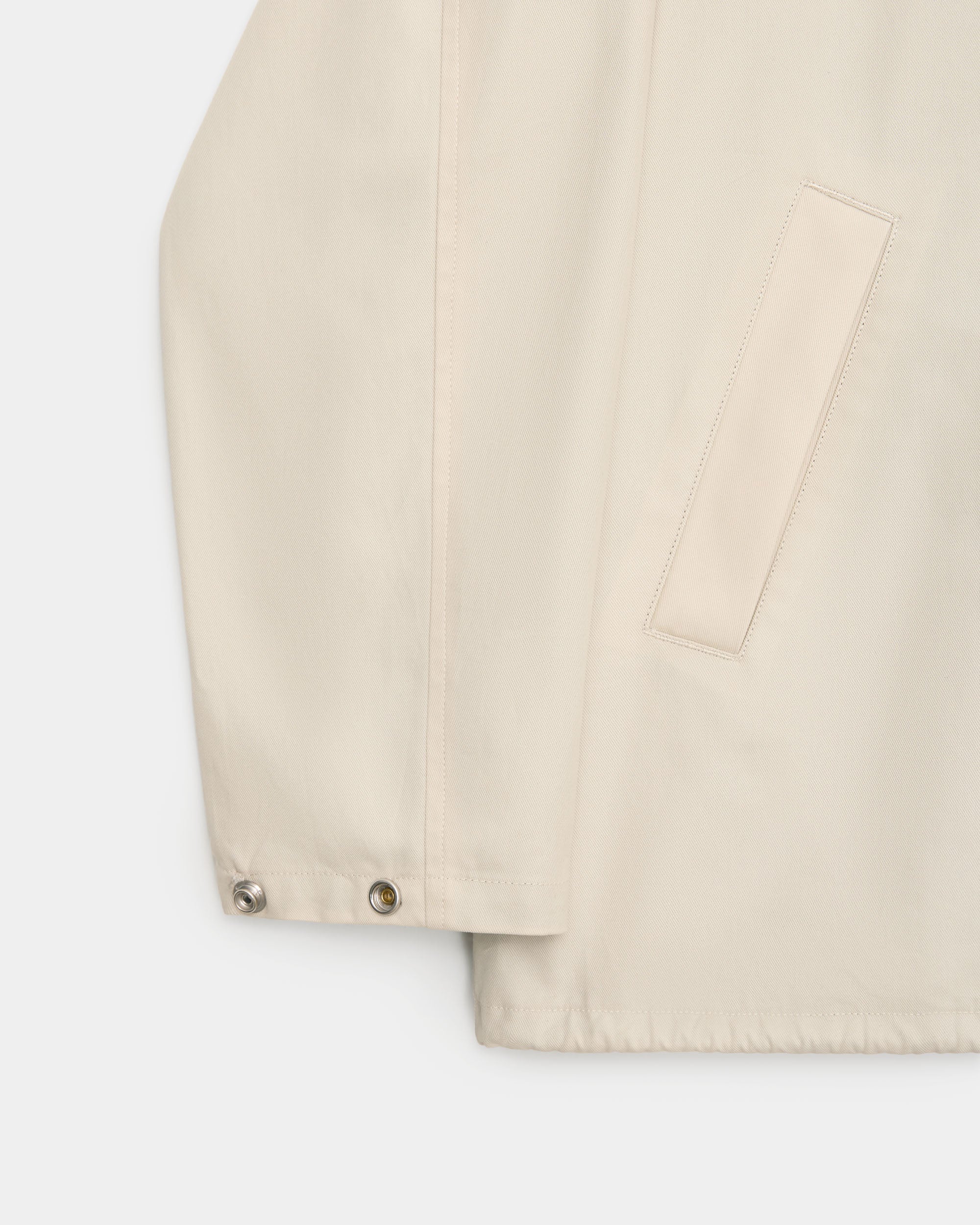 Organic Cotton Survival Cloth® / Coach Jacket Ⅳ, Ivory