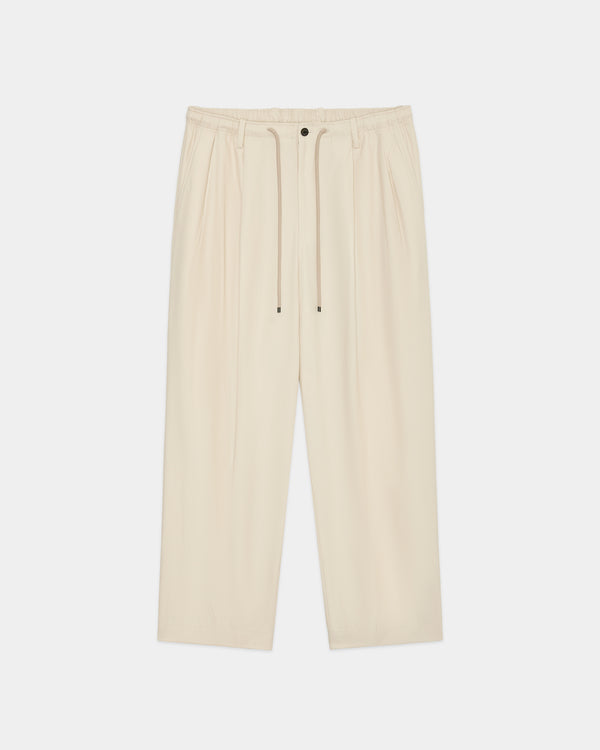 A19246 マーカーウェア 20SS フロントプリーツワイドトラウザーズ 白1 Pants Collection – ページ 2 – MARKAWARE