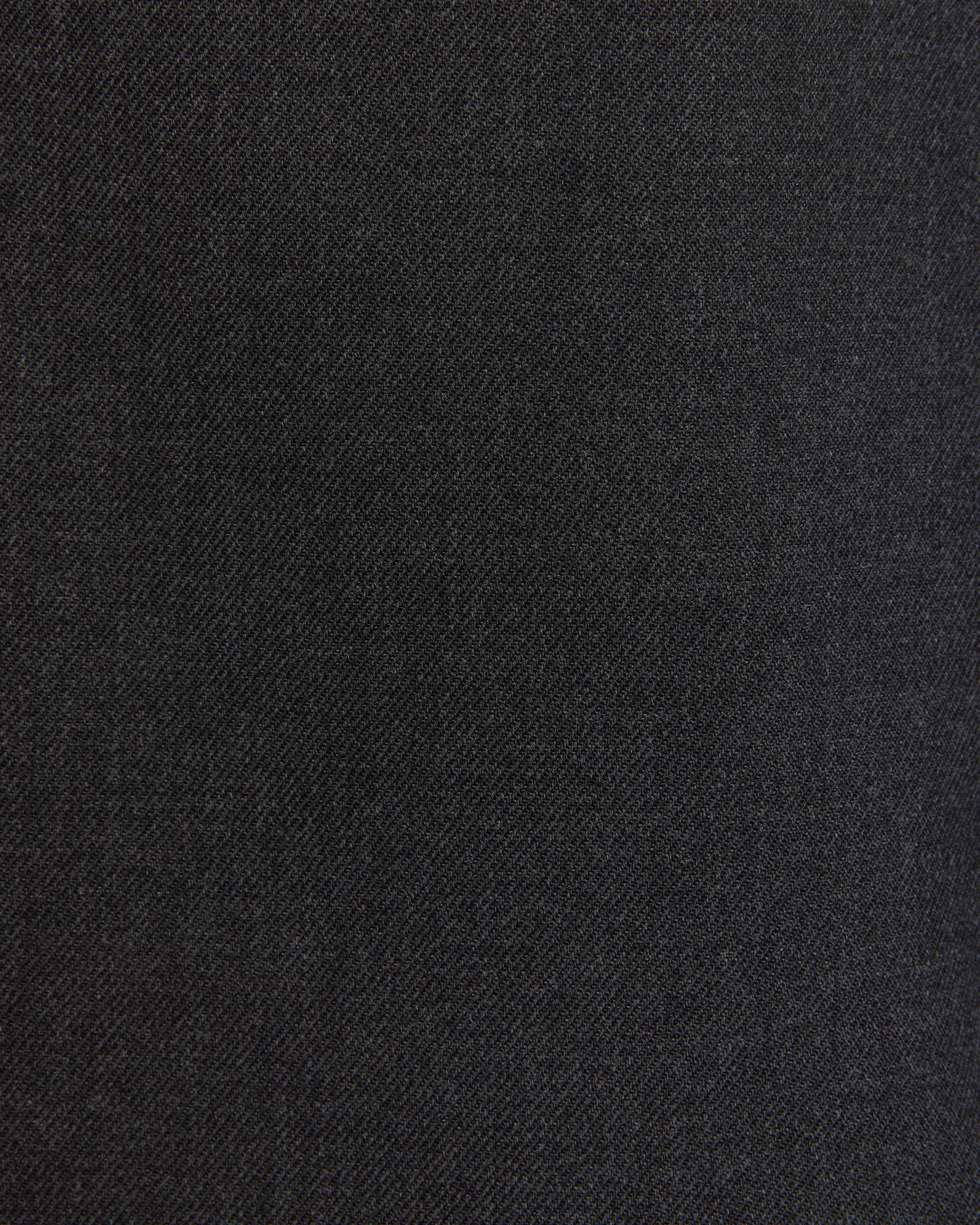 Organic Wool Survival Cloth / Flat Front Wide Trousers, Charcoal