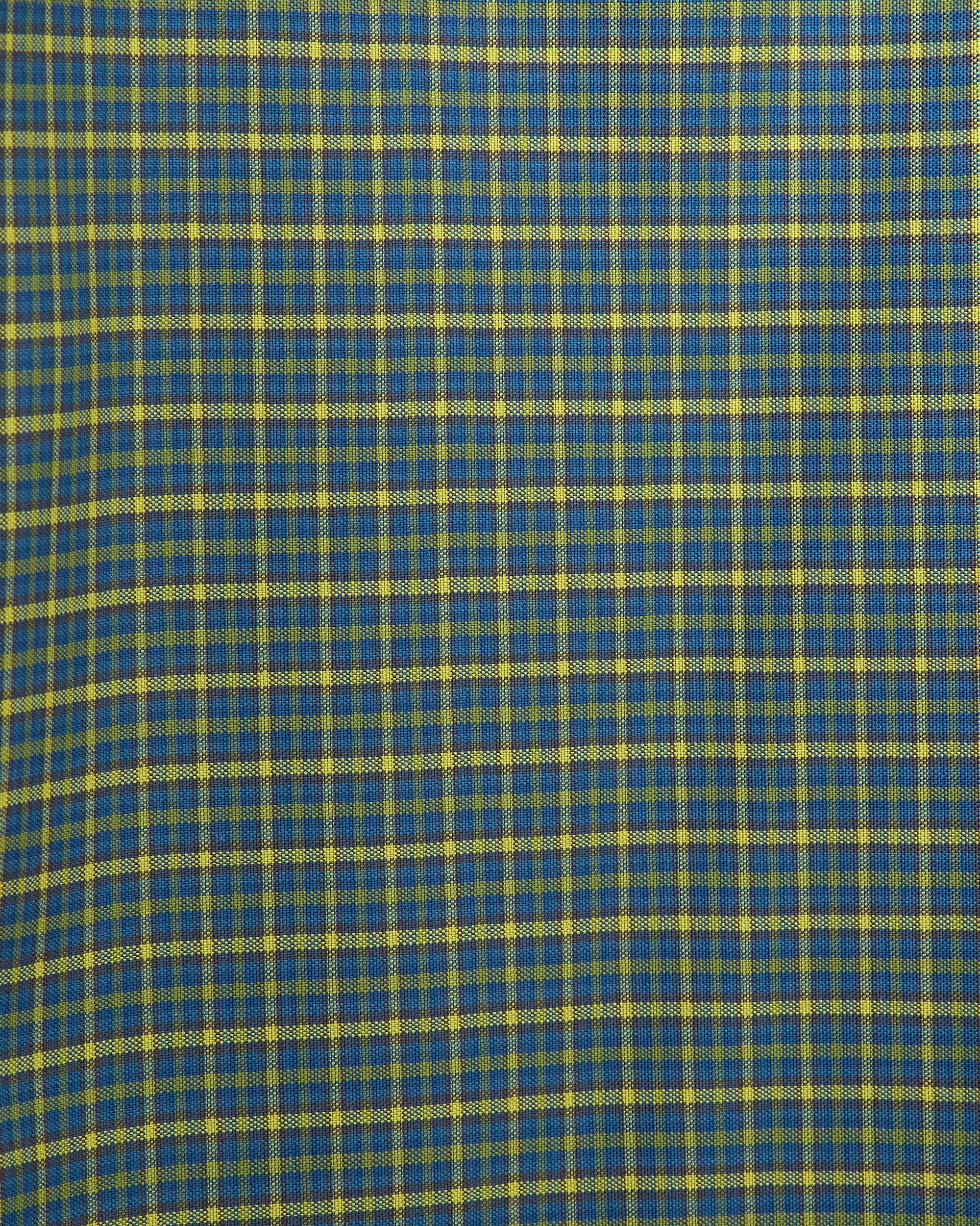 スーパー160s 防縮ウールオックスフォード / スクエアシャツ, Green Check
