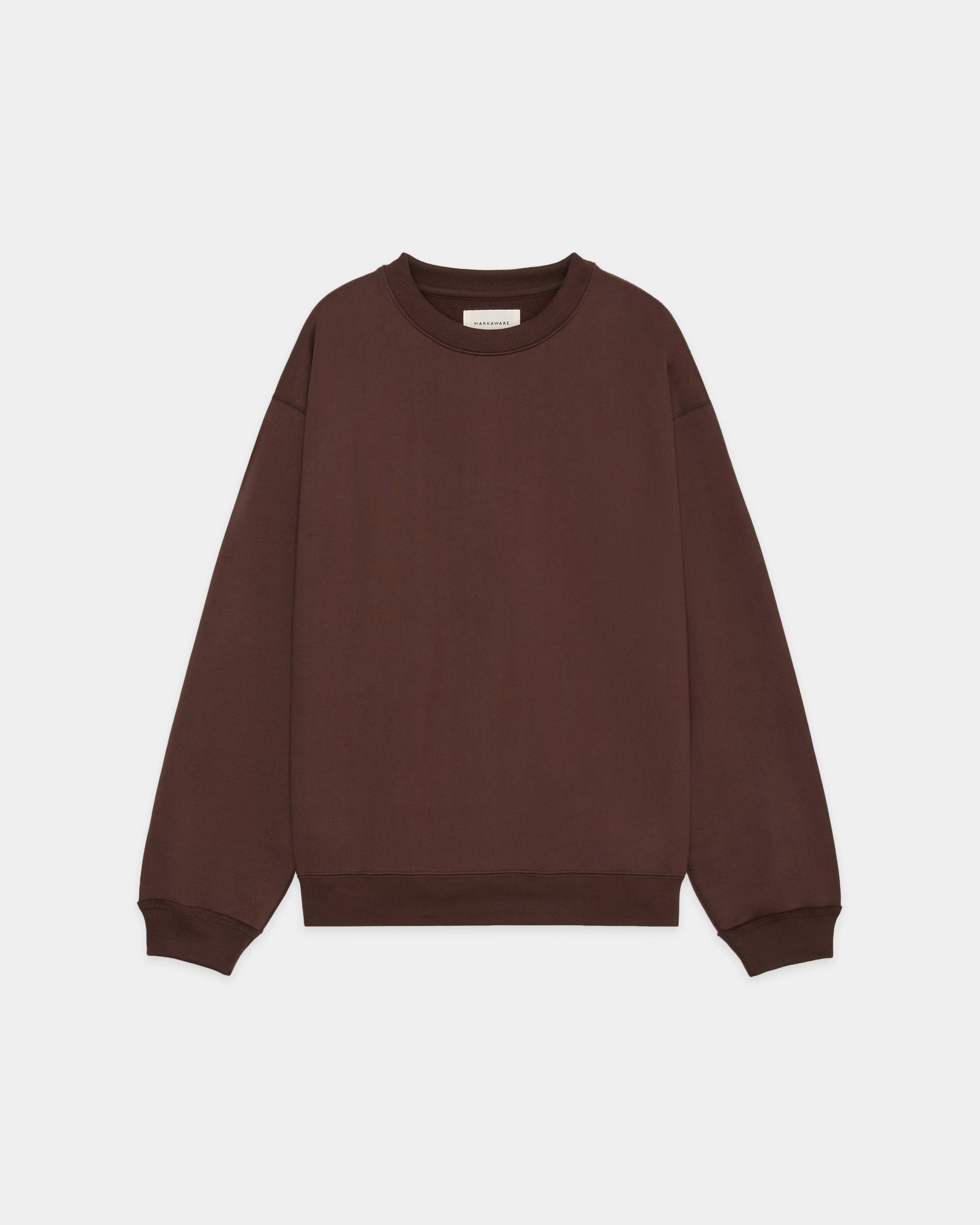 オーガニックコットンヘビー吊裏毛 / コンフォートスウェット, Dark Brown
