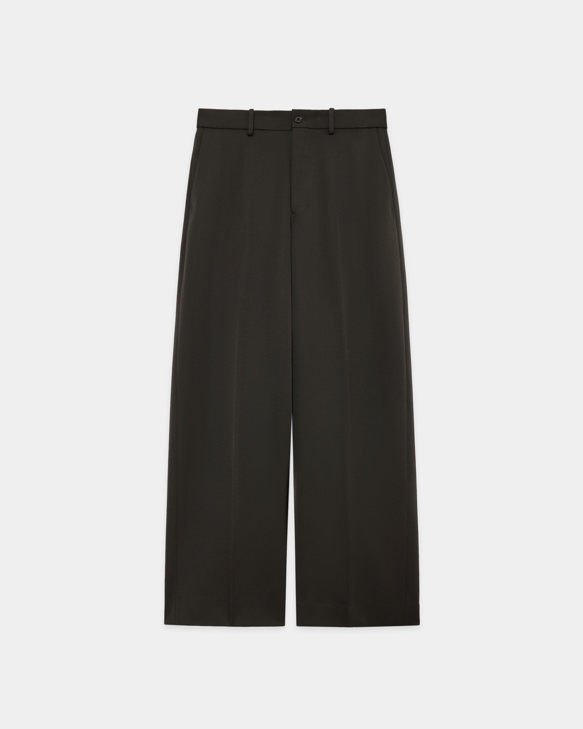 ポロワースタキシードクロス / フラットフロントワイドトラウザーズ, Dark Olive