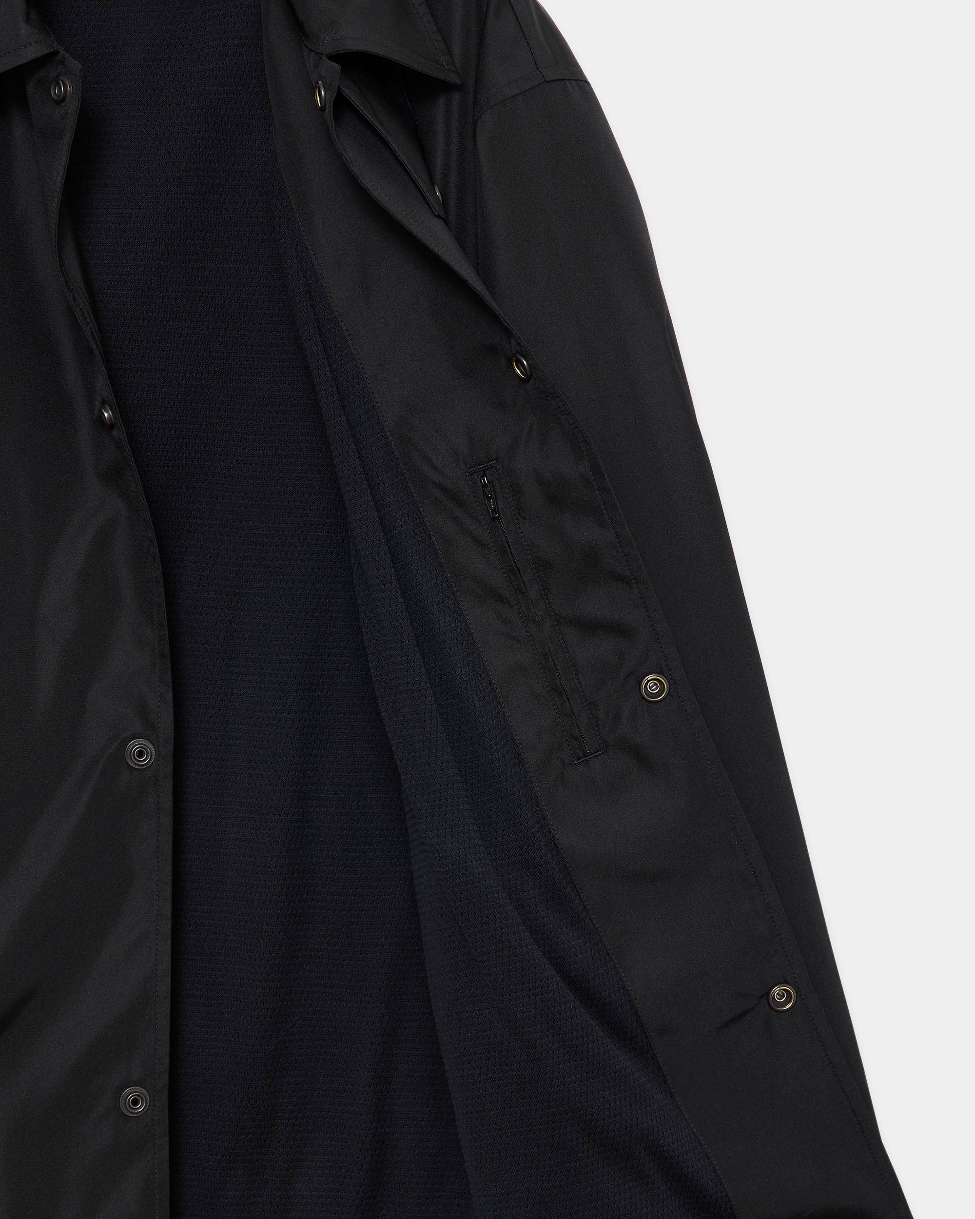 Bratac Silk Heavy Twill / Coach Jacket Ⅳ, Black