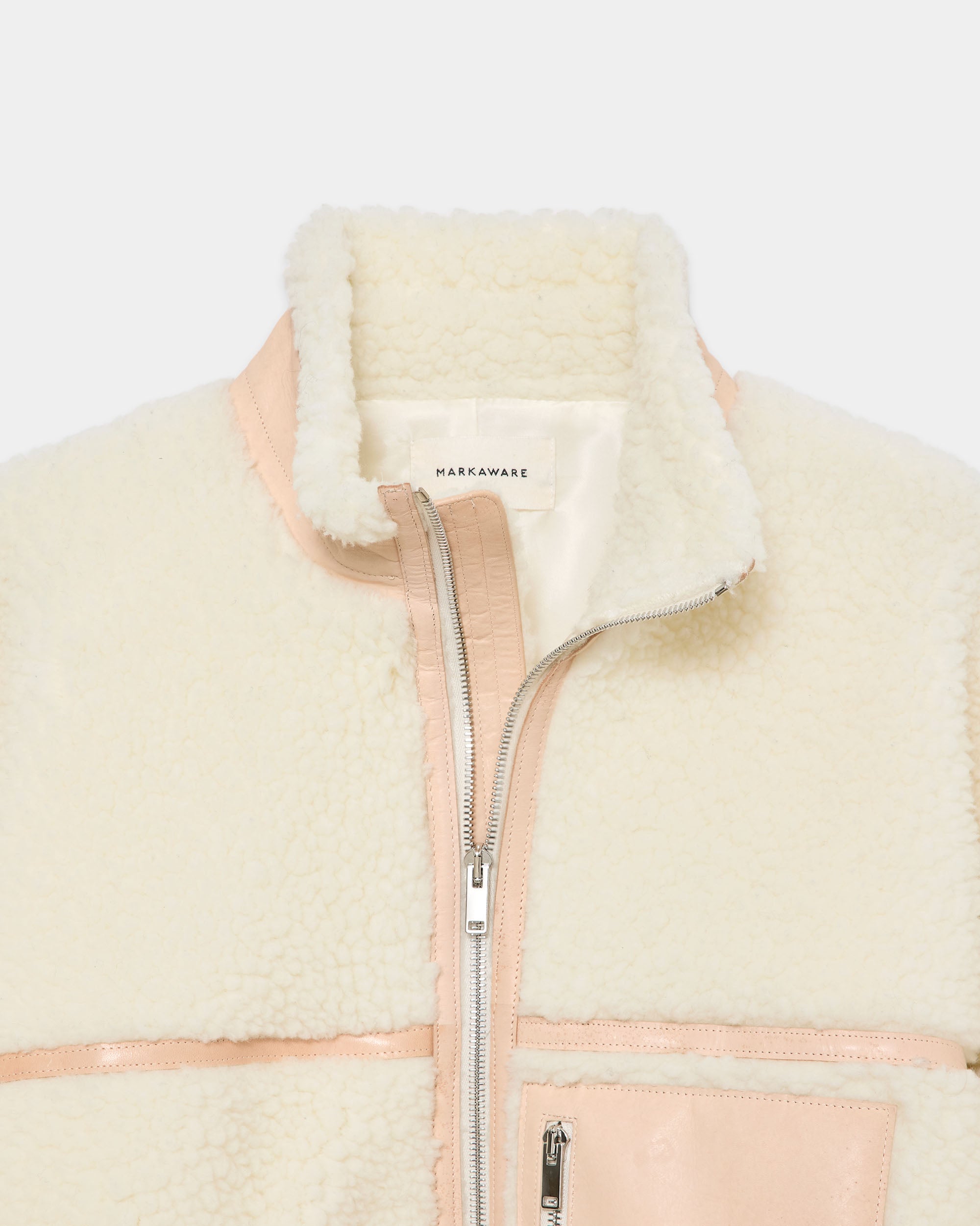 ロッキーメリノシープボア / レトロカーディガン, Off White