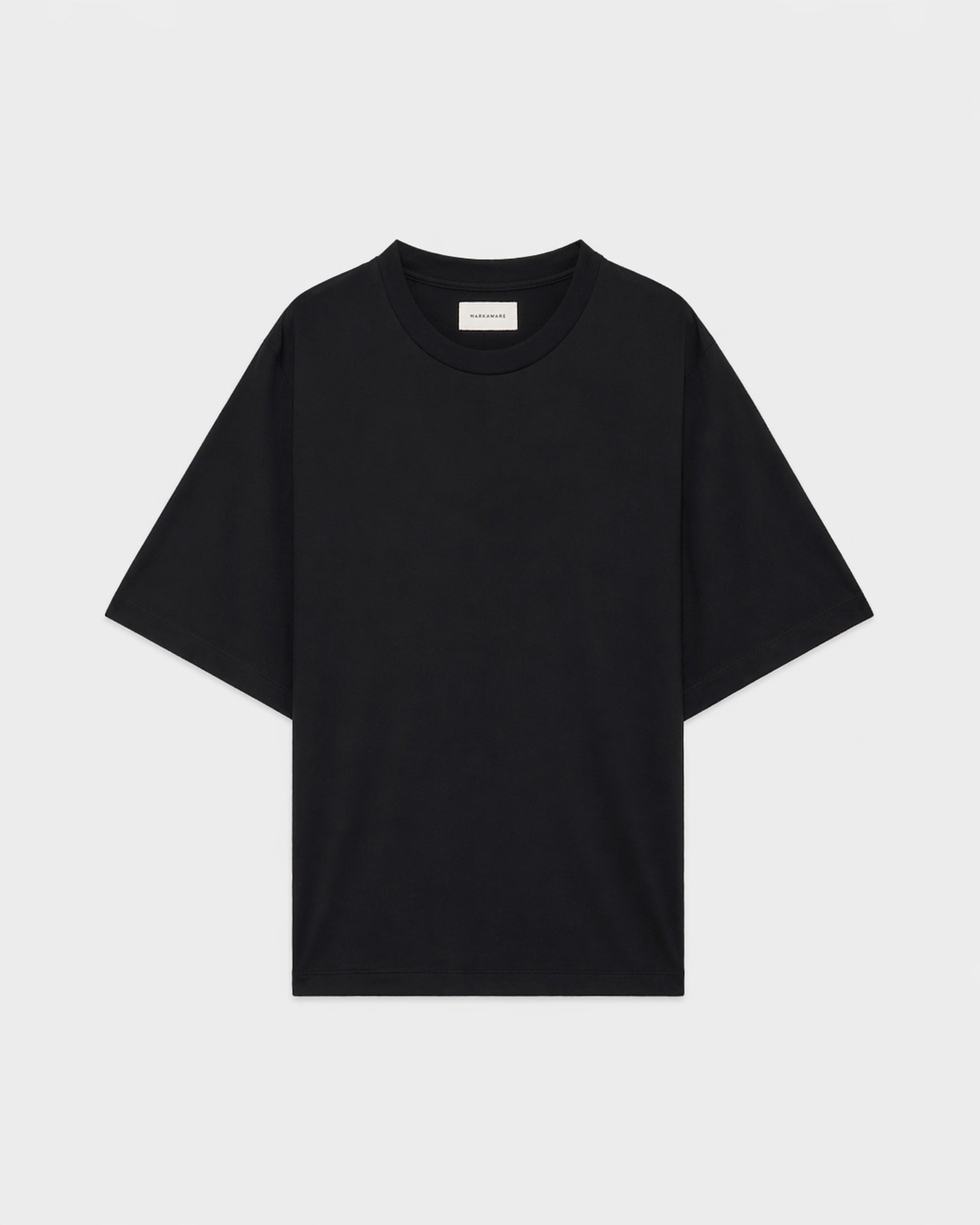 【PARKING別注】オーガニックGIZA70/2天竺 / コンフォートフィットTee, Black