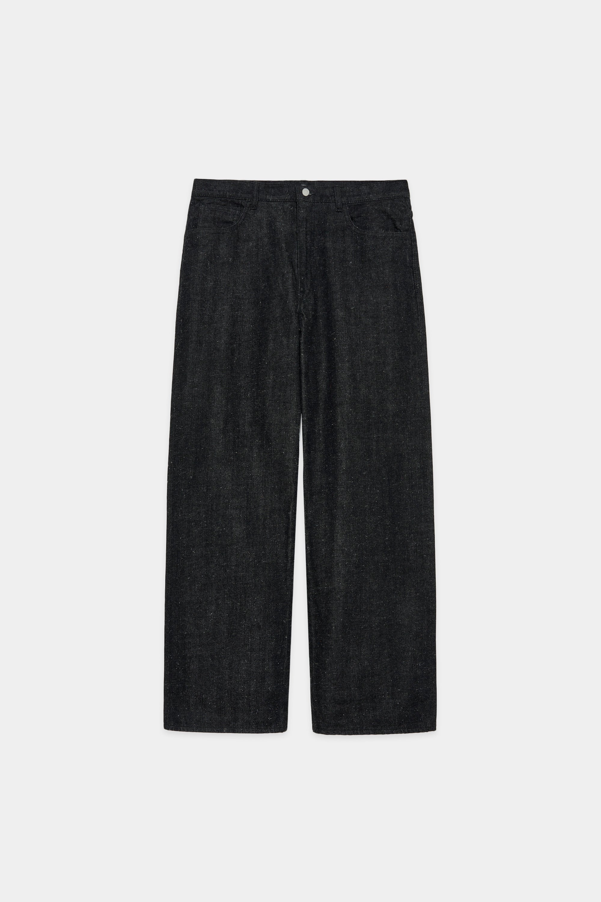 【PARKING別注】3.1oz キモノデニム / ワイドストレートデニム, Black