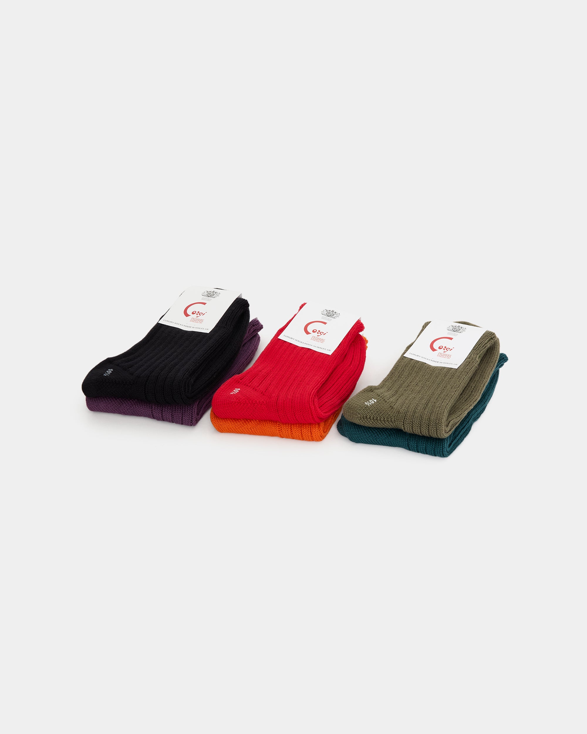 Corgi Socks, Black