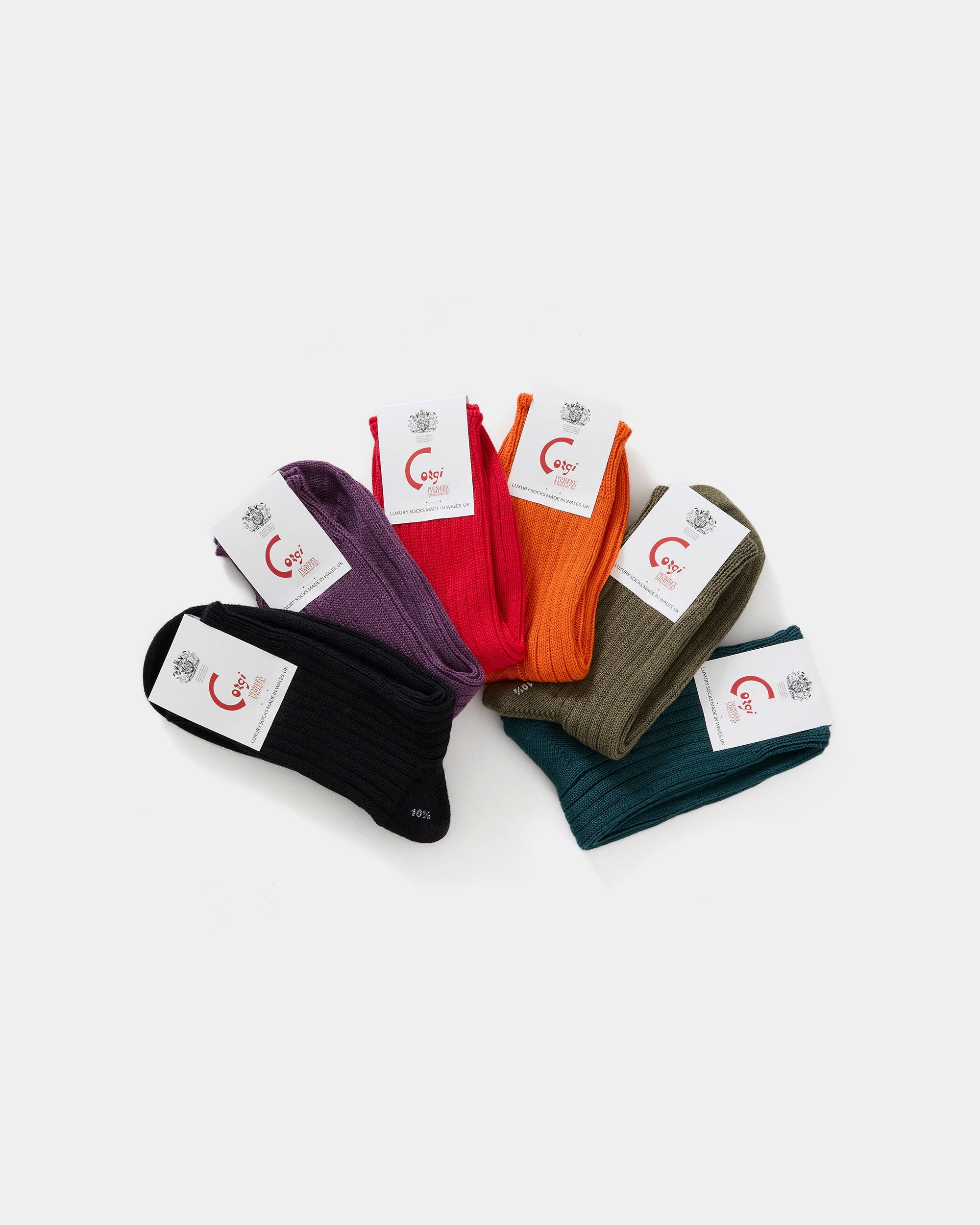 Corgi Socks, Black