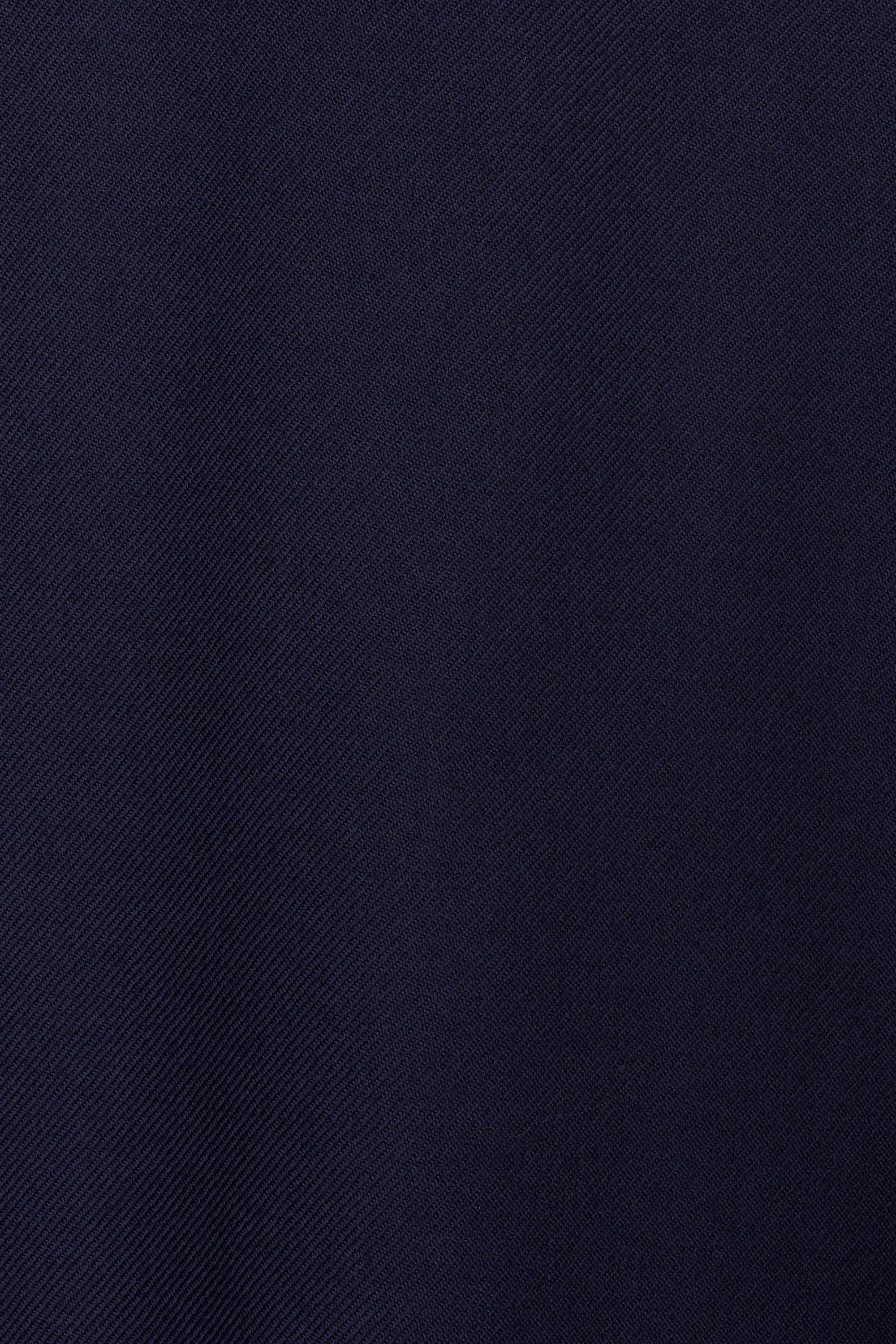 ウールソフトサージ / ダブルブレストシャツジャケット, Navy