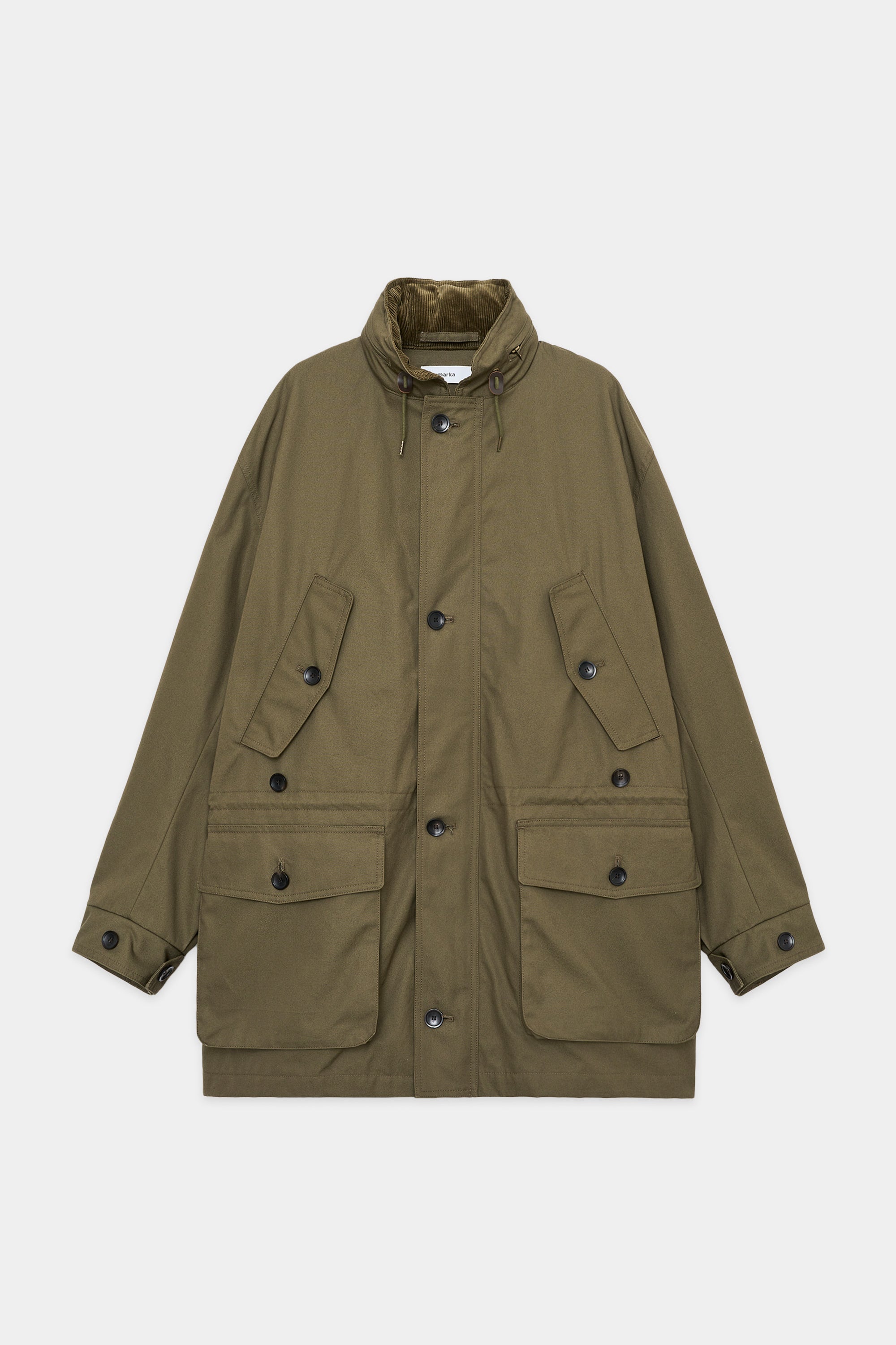 ORGANIC COTTON WEATHER CLOTH OUTDOORMAN JACKET, Olive – MARKAWARE