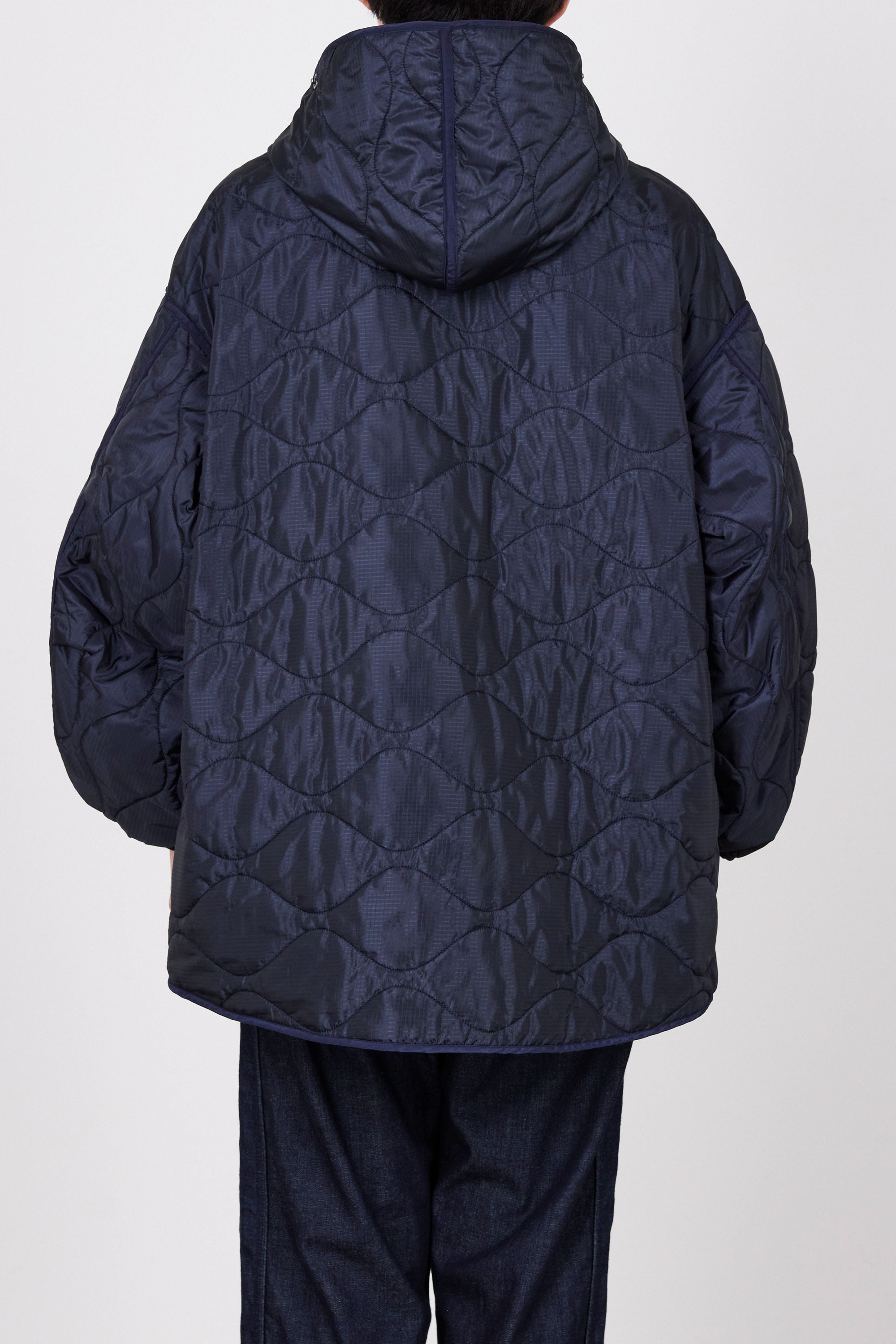 NYLON RIP STOP QUILTED LINER JACKET, Navy