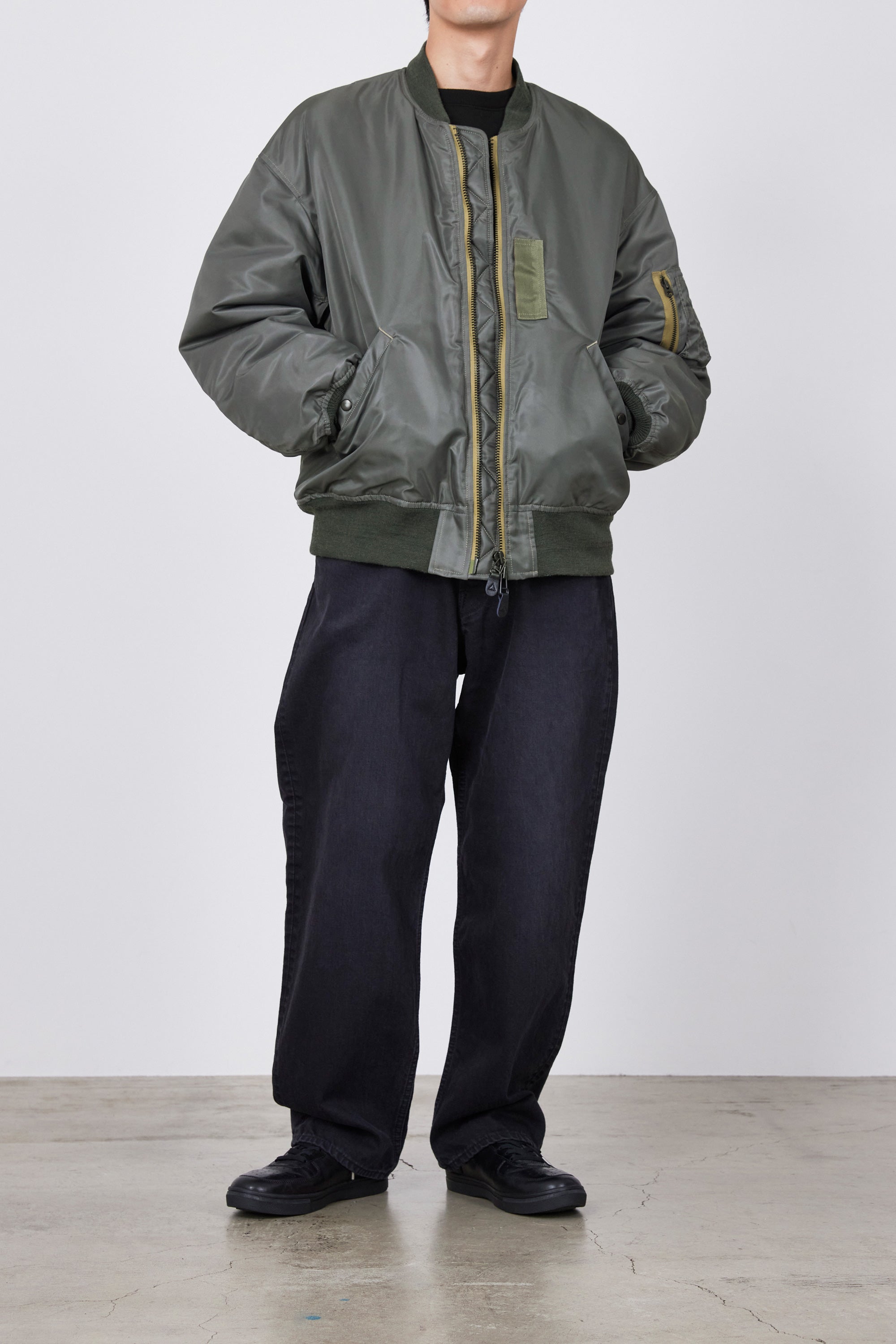 MARKAWARE 66NYLON MA-1 ブルゾン セージ-