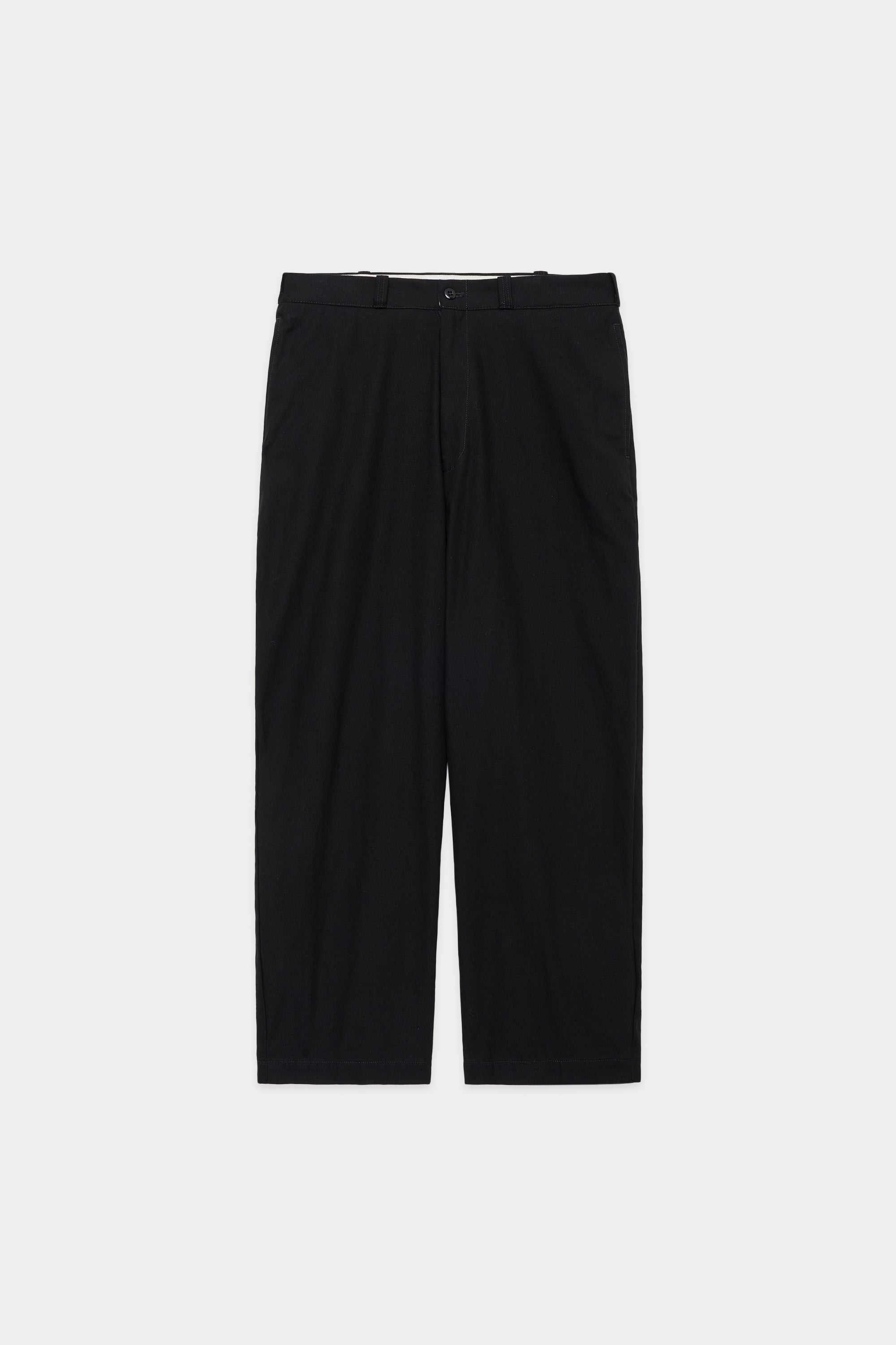 ORGANIC COTTON GABARDINE U.S.ARMY CHINO TROUSERS, Black – MARKAWARE