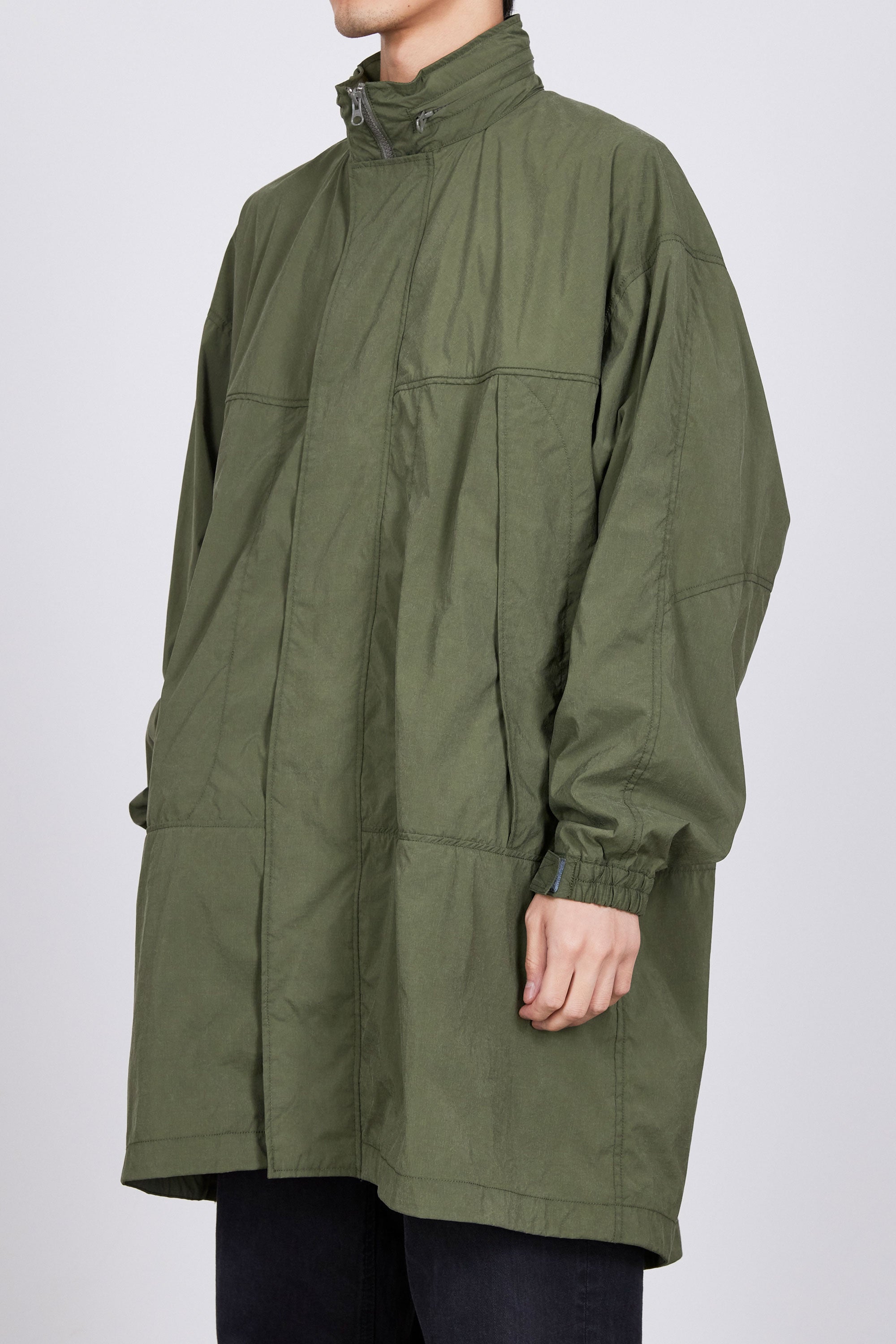 RECYCLE NYLON RIP STOP MONSTER PARKA, Olive