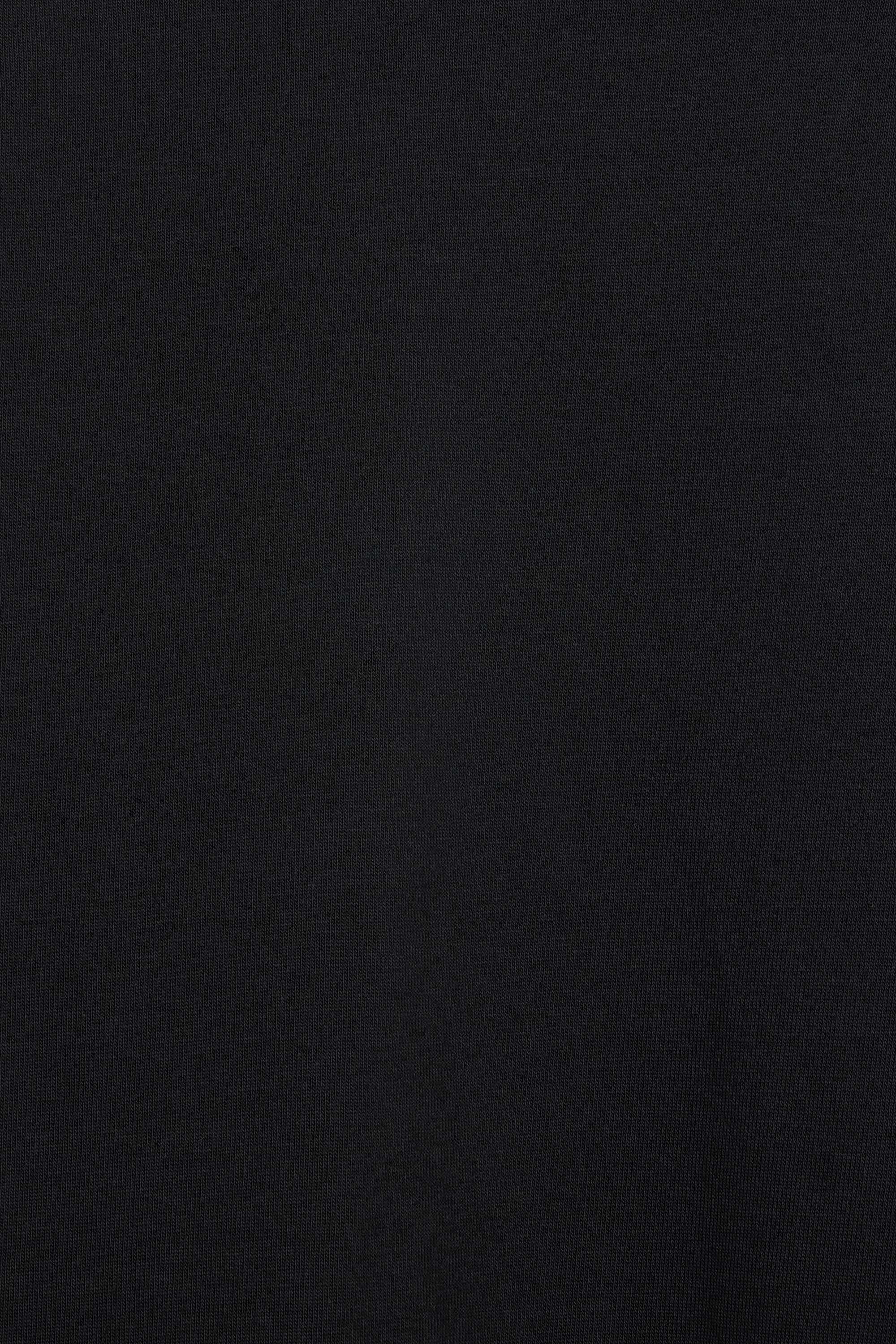 20//1 RECYCLE SUVIN ORGANIC COTTON KNIT BASE BALL TEE L/S, Black