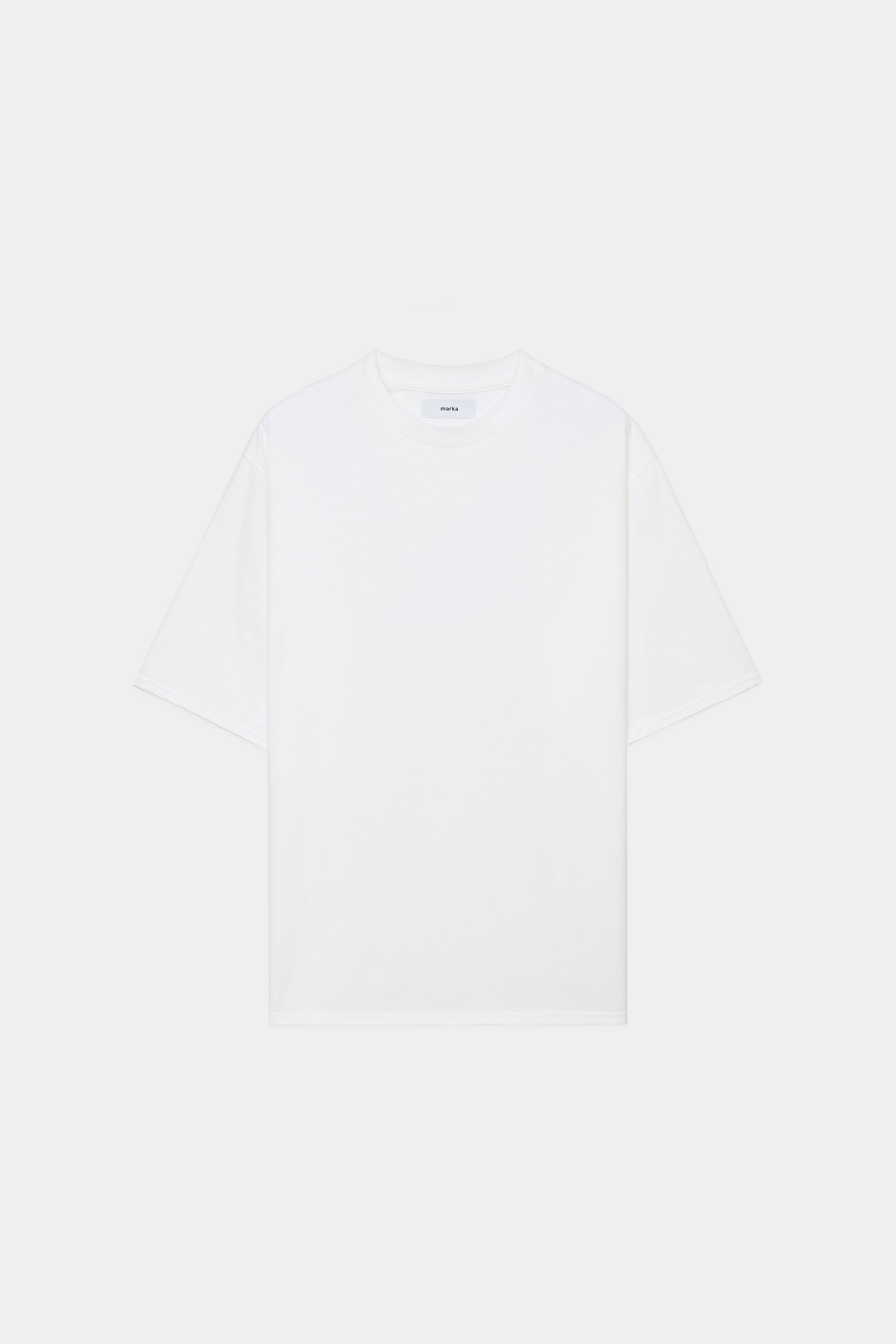 オーガニックコットン26G天竺 / クルーネック TEE, White