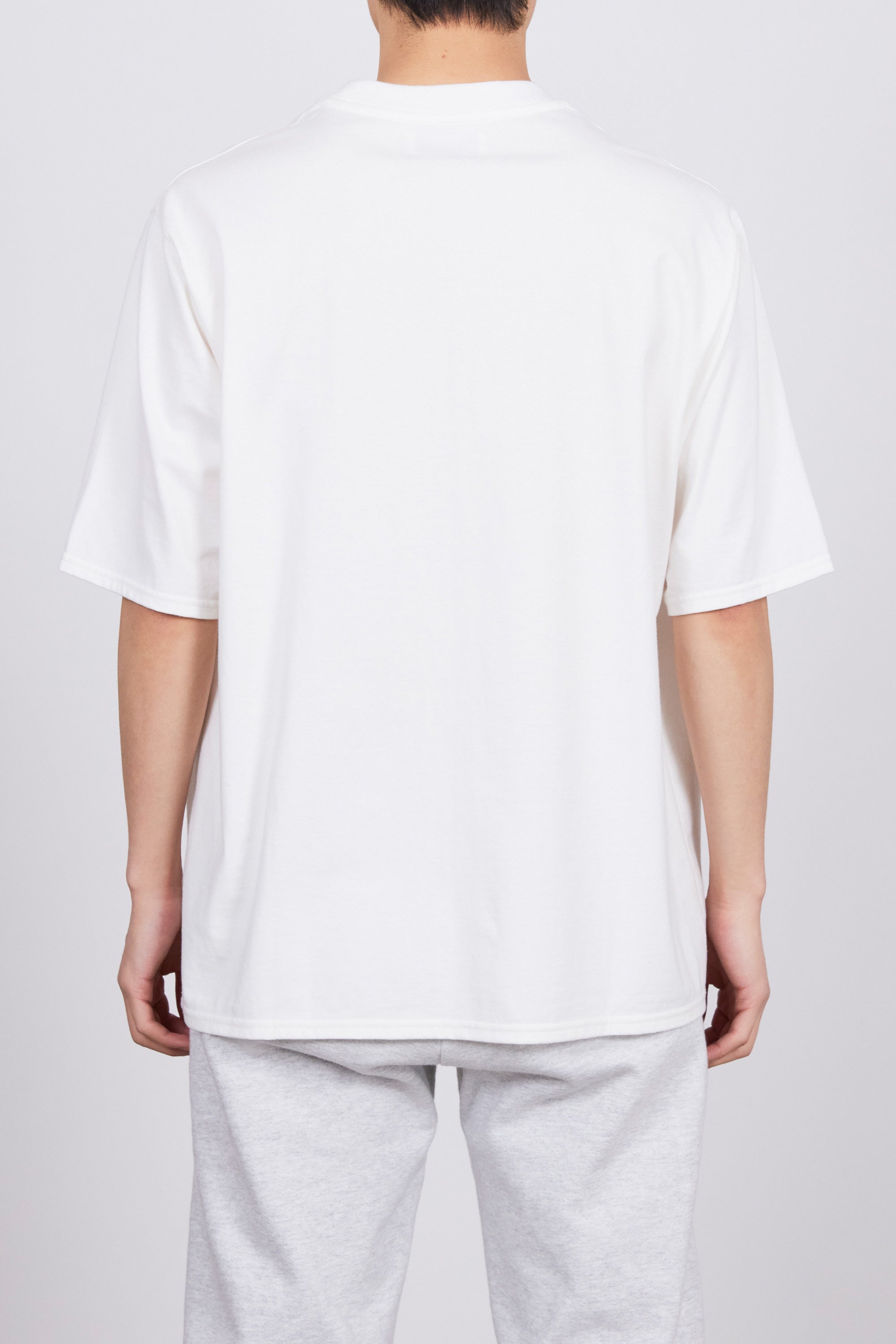 オーガニックコットン26G天竺 / クルーネック TEE, White