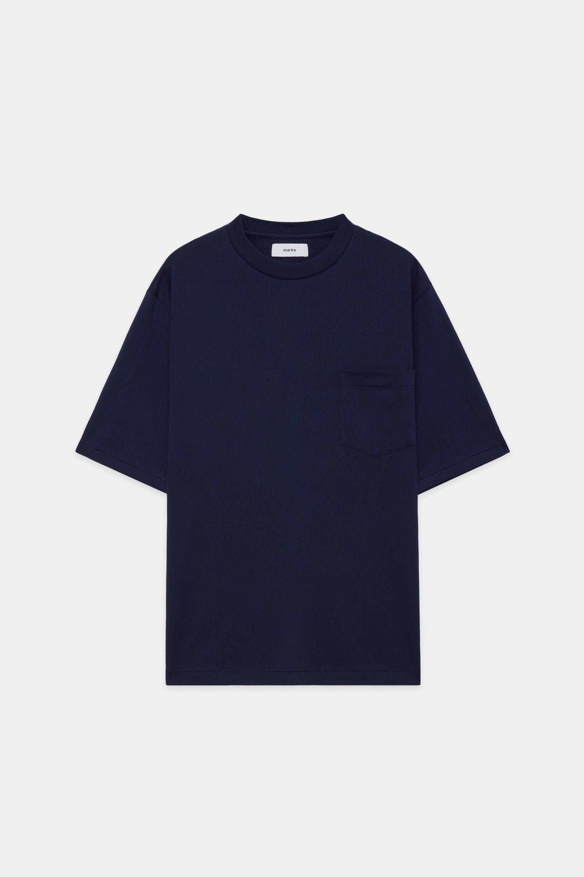 40/2丸胴天竺 / Pocket Tee,Navy