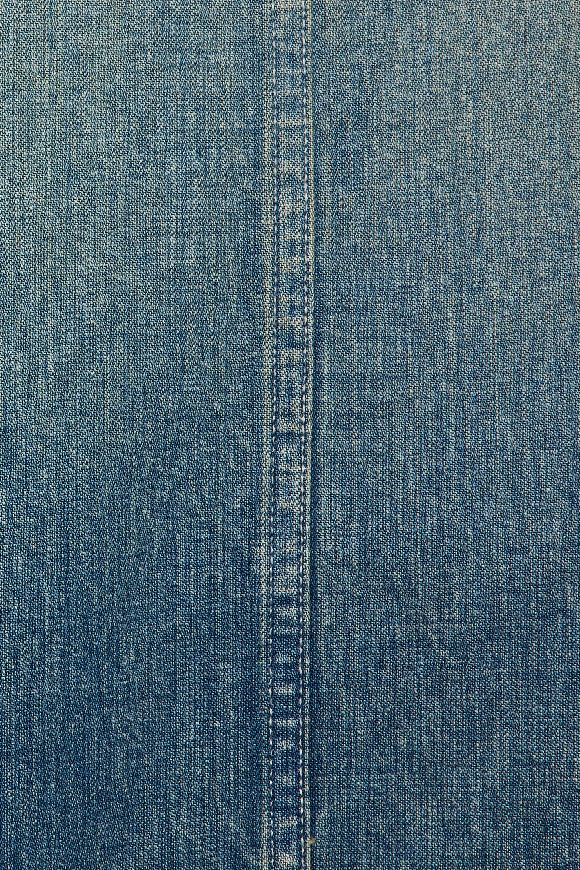 ORGANIC COTTON 10oz DENIM COVERALL, Used Washed