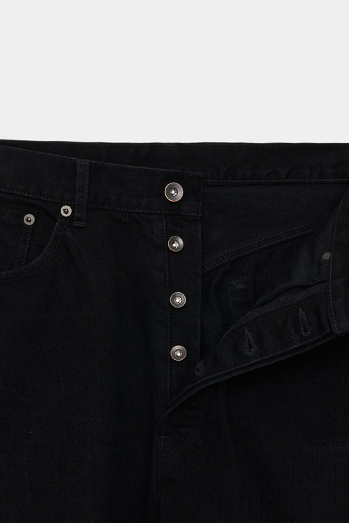 ORGANIC COTTON 13.5oz SELVEDGE DENIM NEW COCOON FIT JEANS, Black