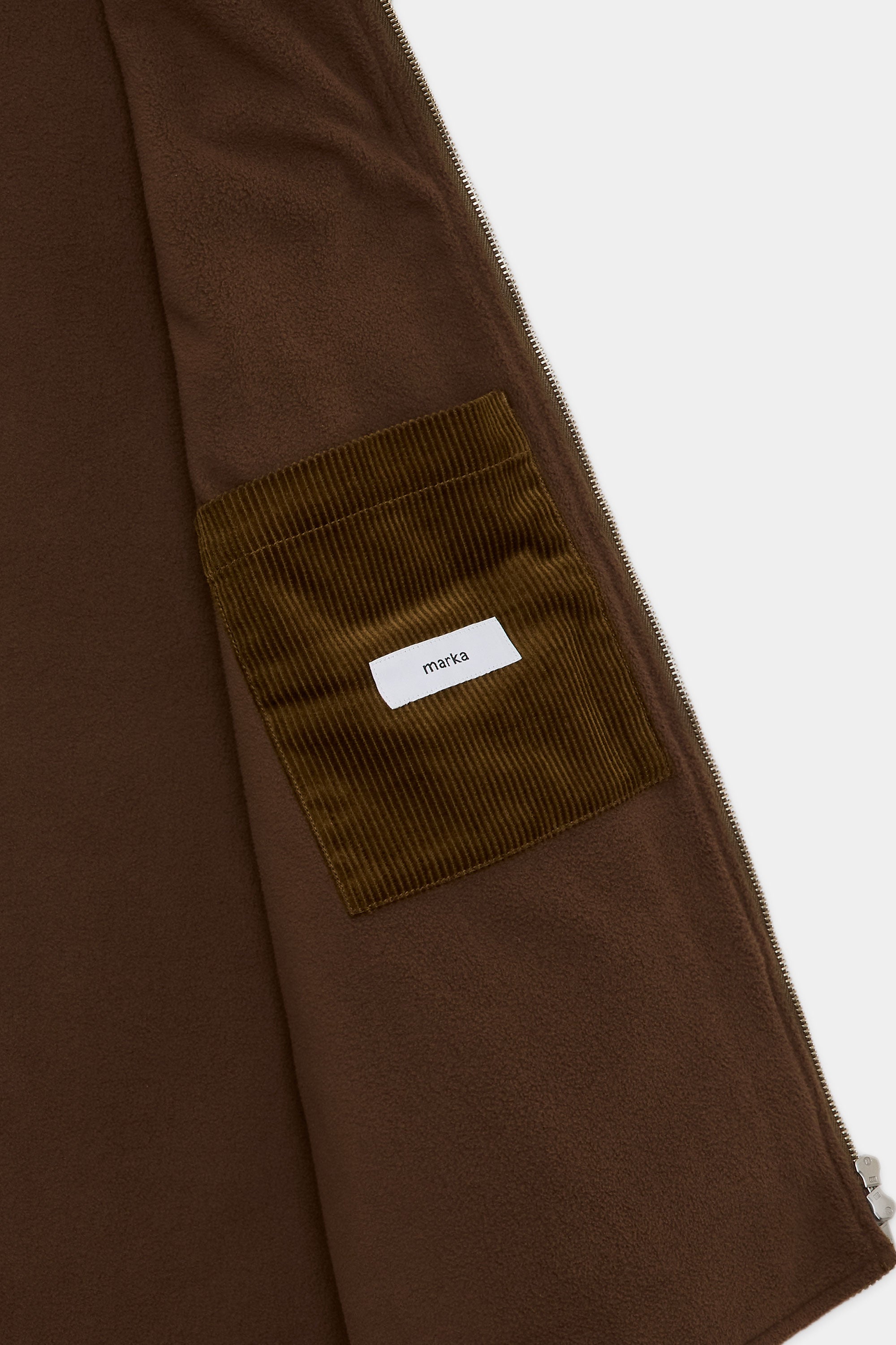 ORGANIC COTTON CORDUROY WORKERS VEST, Brown