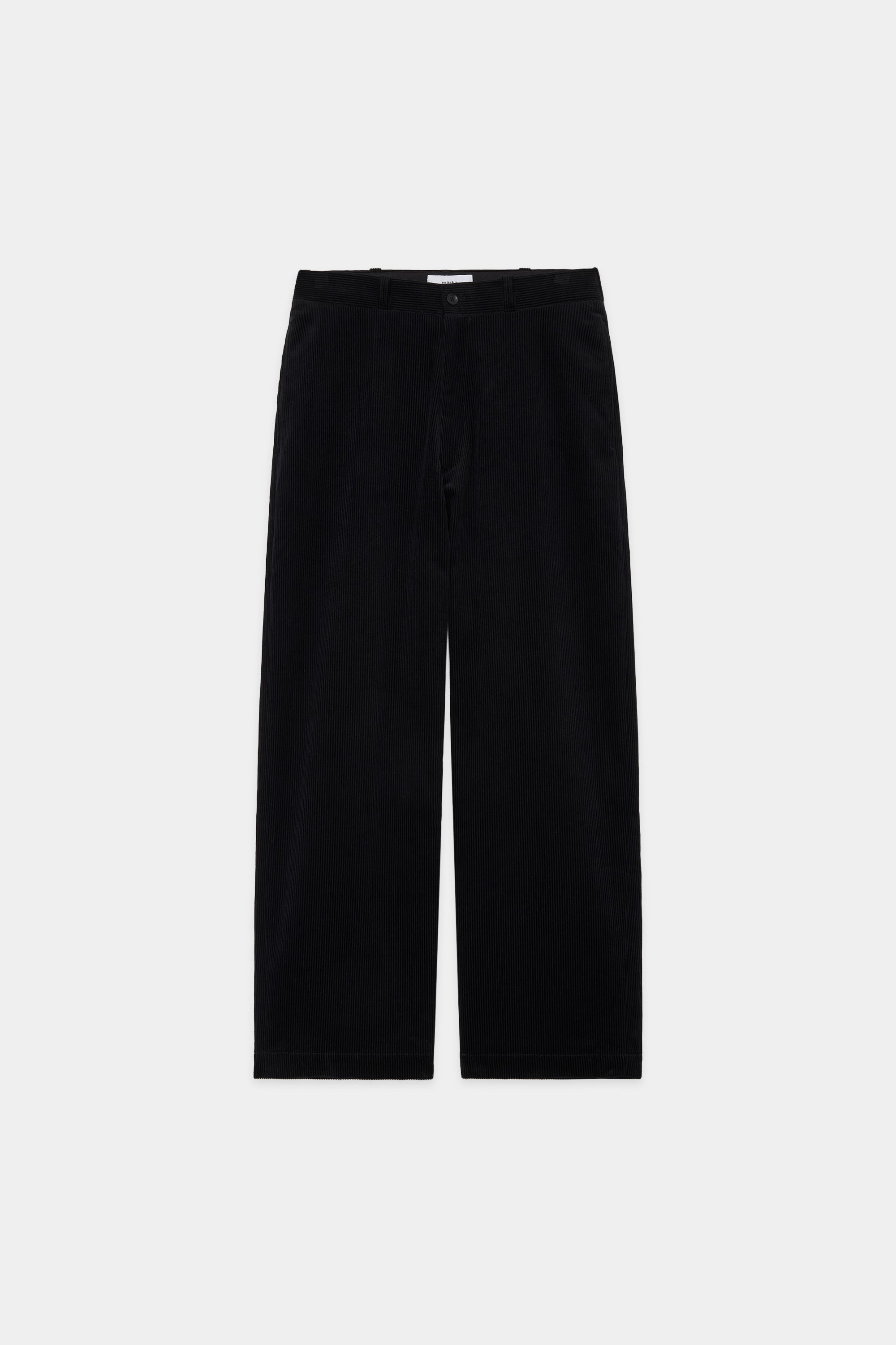 ORGANIC COTTON CORDUROY U.S.ARMY TROUSERS, Black