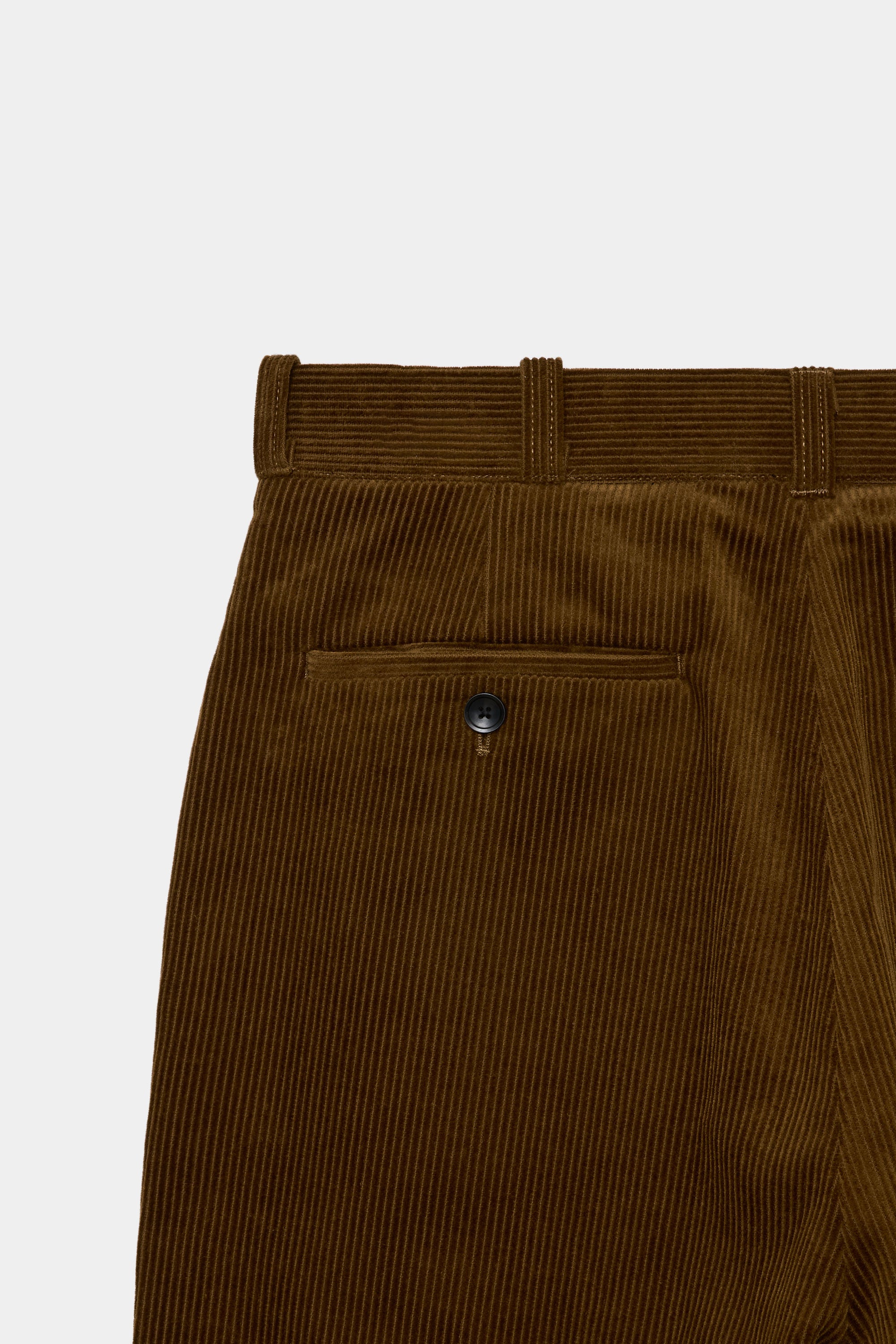 ORGANIC COTTON CORDUROY U.S.ARMY TROUSERS, Brown