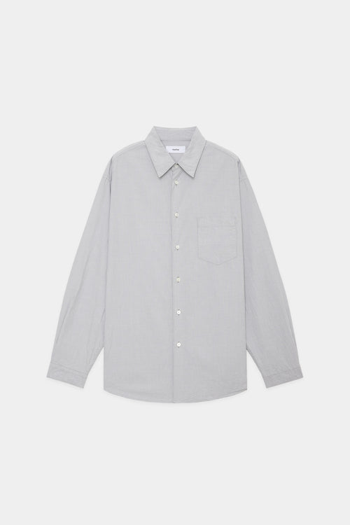 ORGANIC COTTON TYPEWRITER CHECK CHECK SHIRT, Graph Check