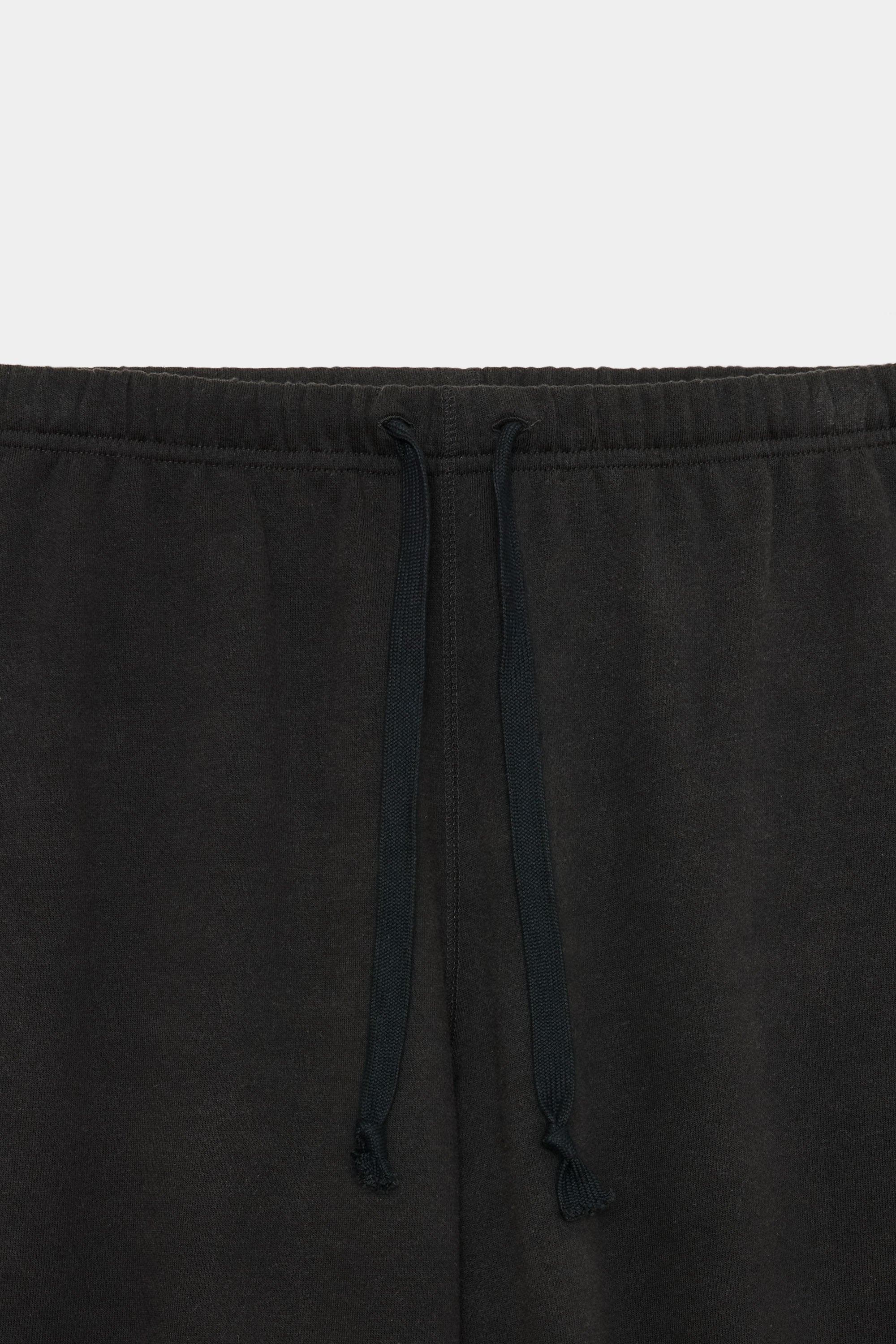 20/10 RECYCLE SUVIN ORGANIC COTTON FLEECE EASY PANTS, Faded Black