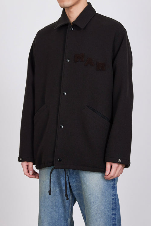 1/14 WOOL VINTAGE DOUBLE CLOTH COACH JACKET, Dark Brown