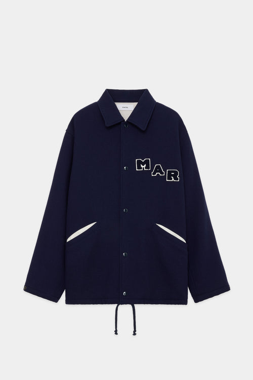 1/14 WOOL VINTAGE DOUBLE CLOTH COACH JACKET, Navy