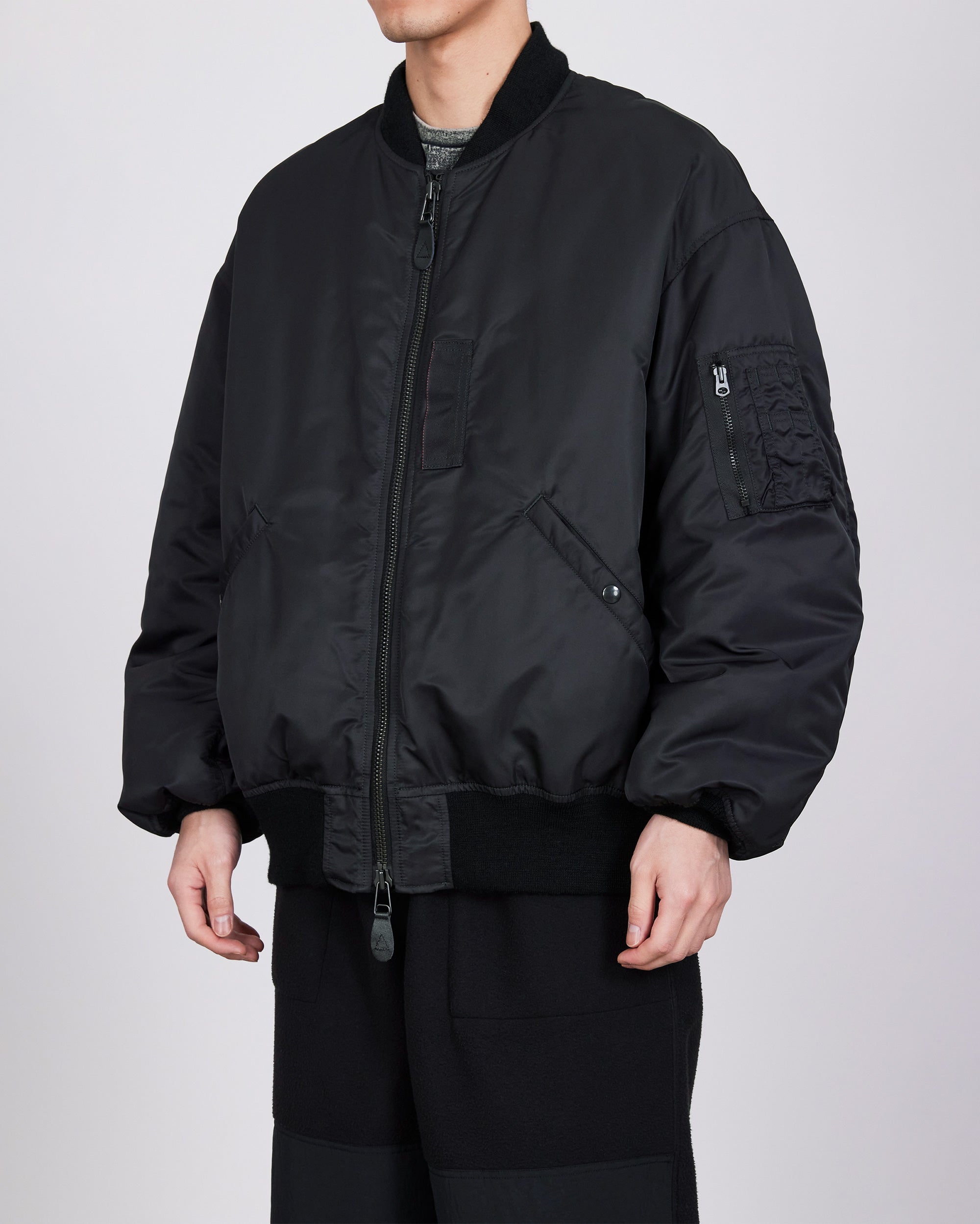 NYLON TWILL MA-1, Black