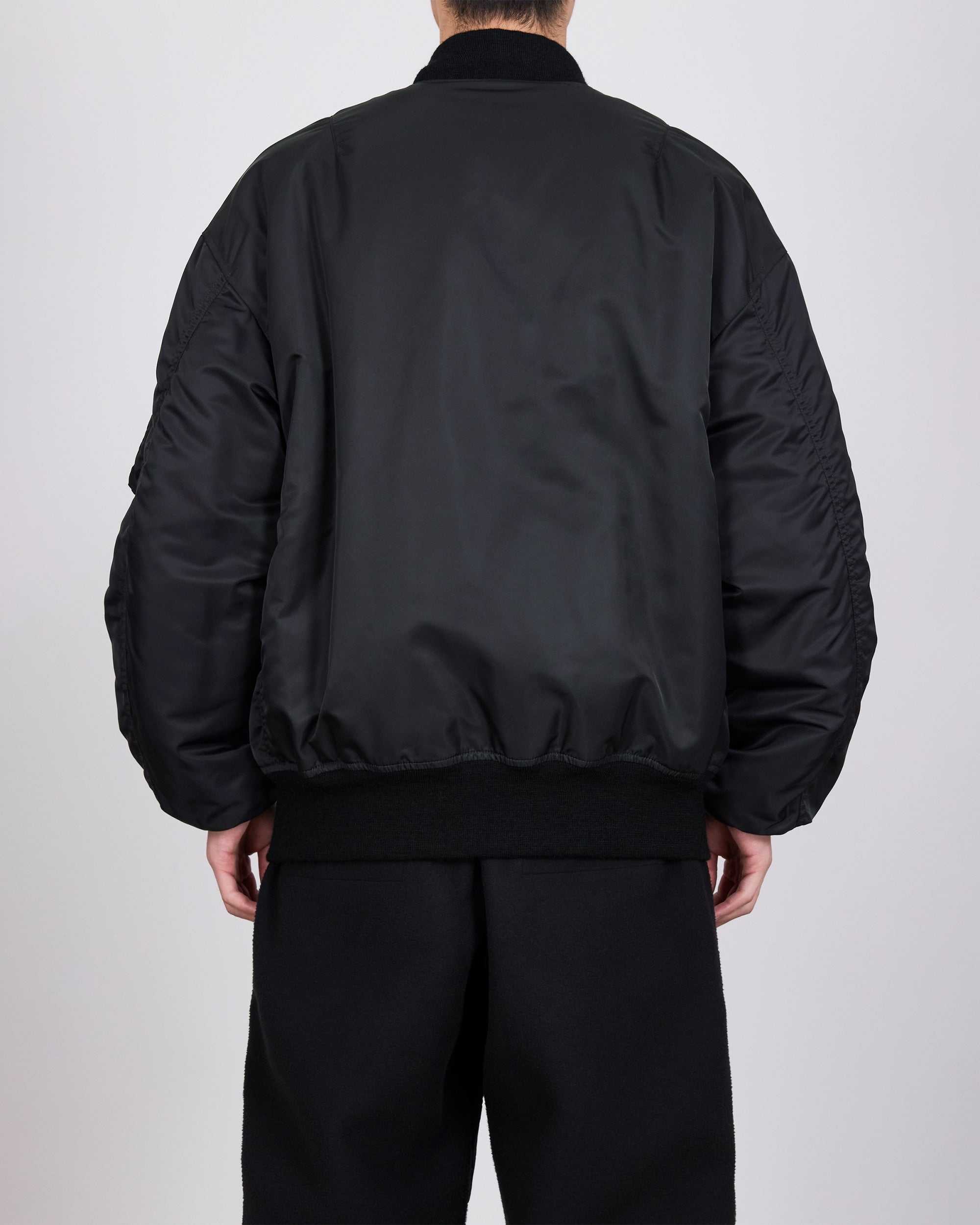 NYLON TWILL MA-1, Black