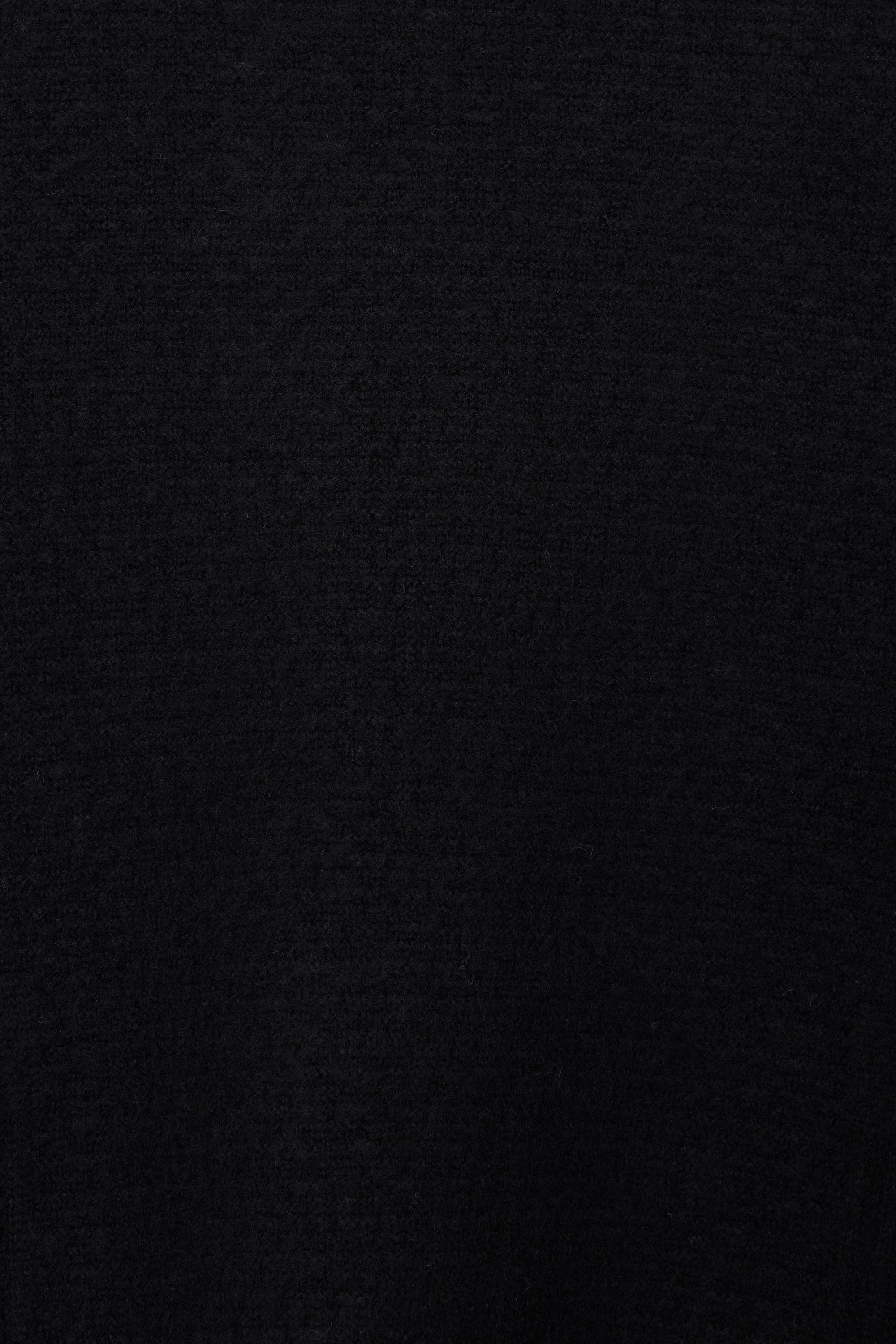 2/26 MERINO WOOL TYROLEAN CARDIGAN, Black