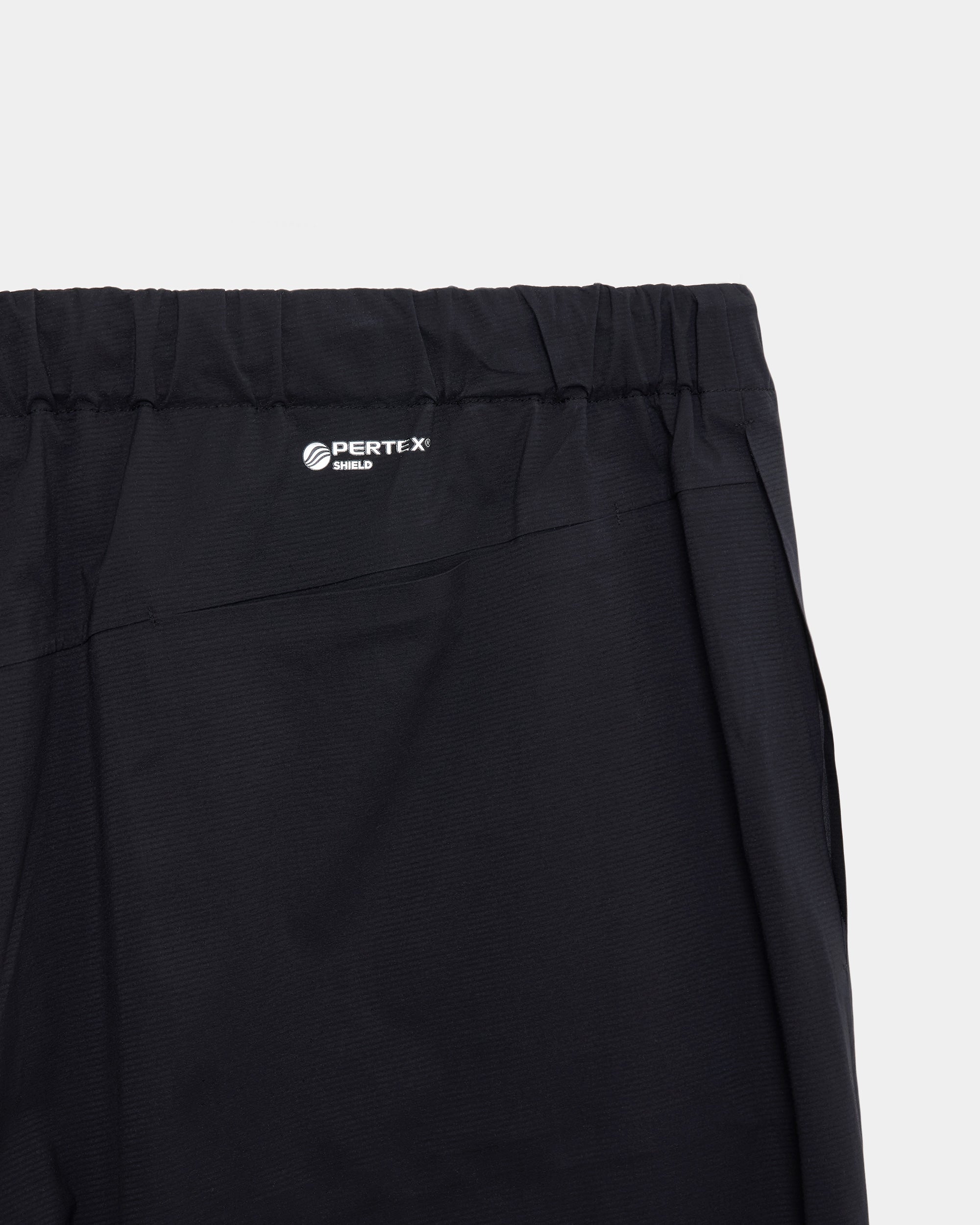 PARTEX 3LAYER NYLON RIPSTOP TRANING SHORTS, Black