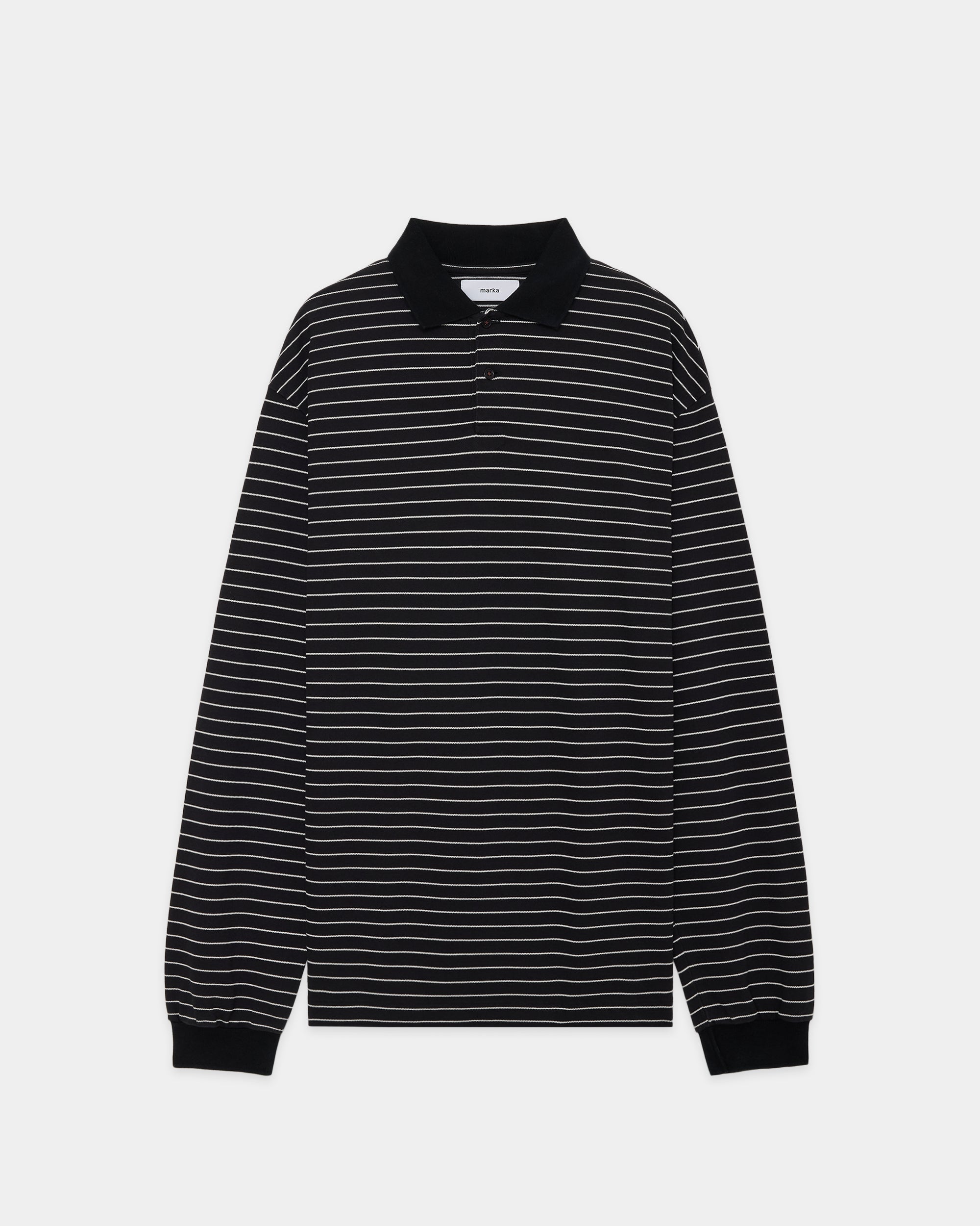オーガニックコットン強燃ドライカノコ / 2ボタンポロL/S TEE