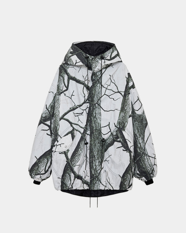 RECYCLE NYLON TUSSER RINNING SNOW PARKA, Real Tree Camo