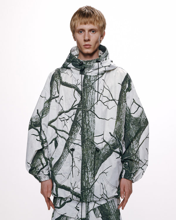 RECYCLE NYLON TUSSER SNOW PARKA, Real Tree Camo