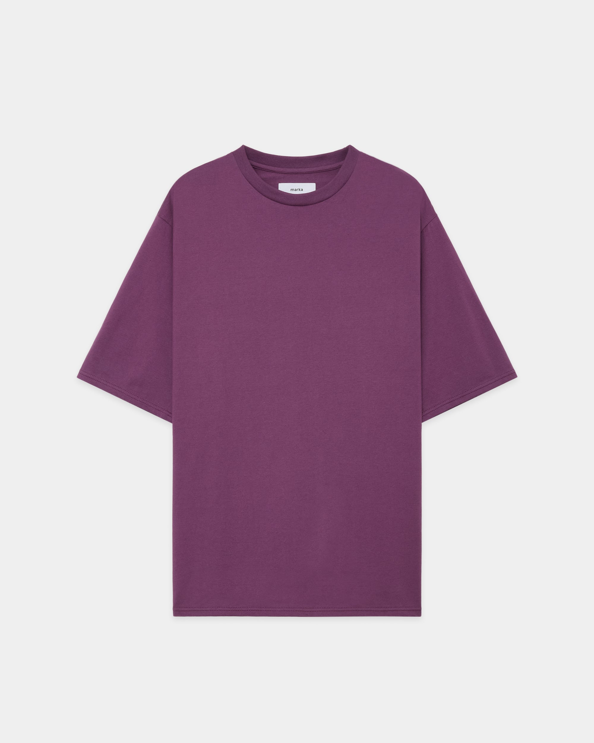 40/2 ORGANIC COTTON KNIT CREW NECK TEE, Purple