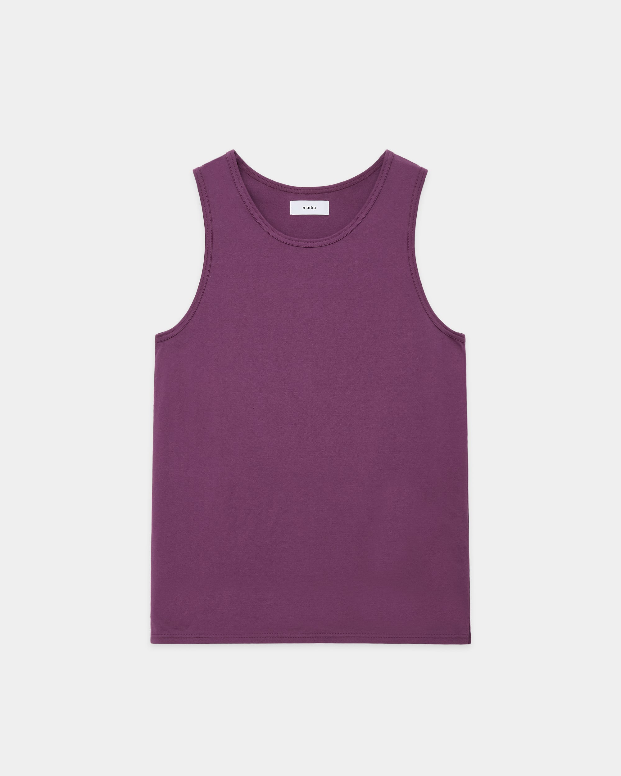 40/2 ORGANIC COTTON KNIT TANK TOP, Purple