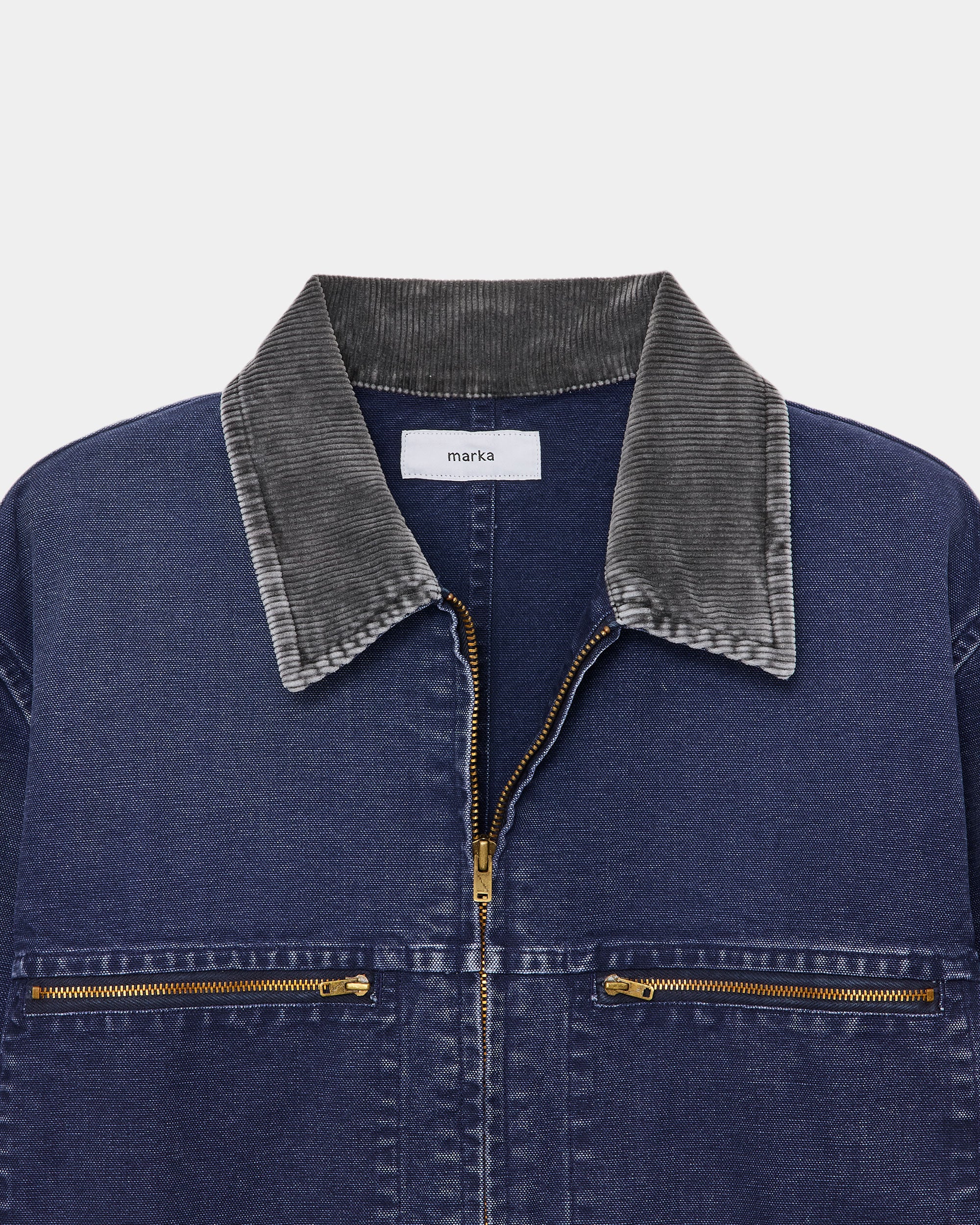 オーガニックコットンダック / メカニックジャケット, Navy