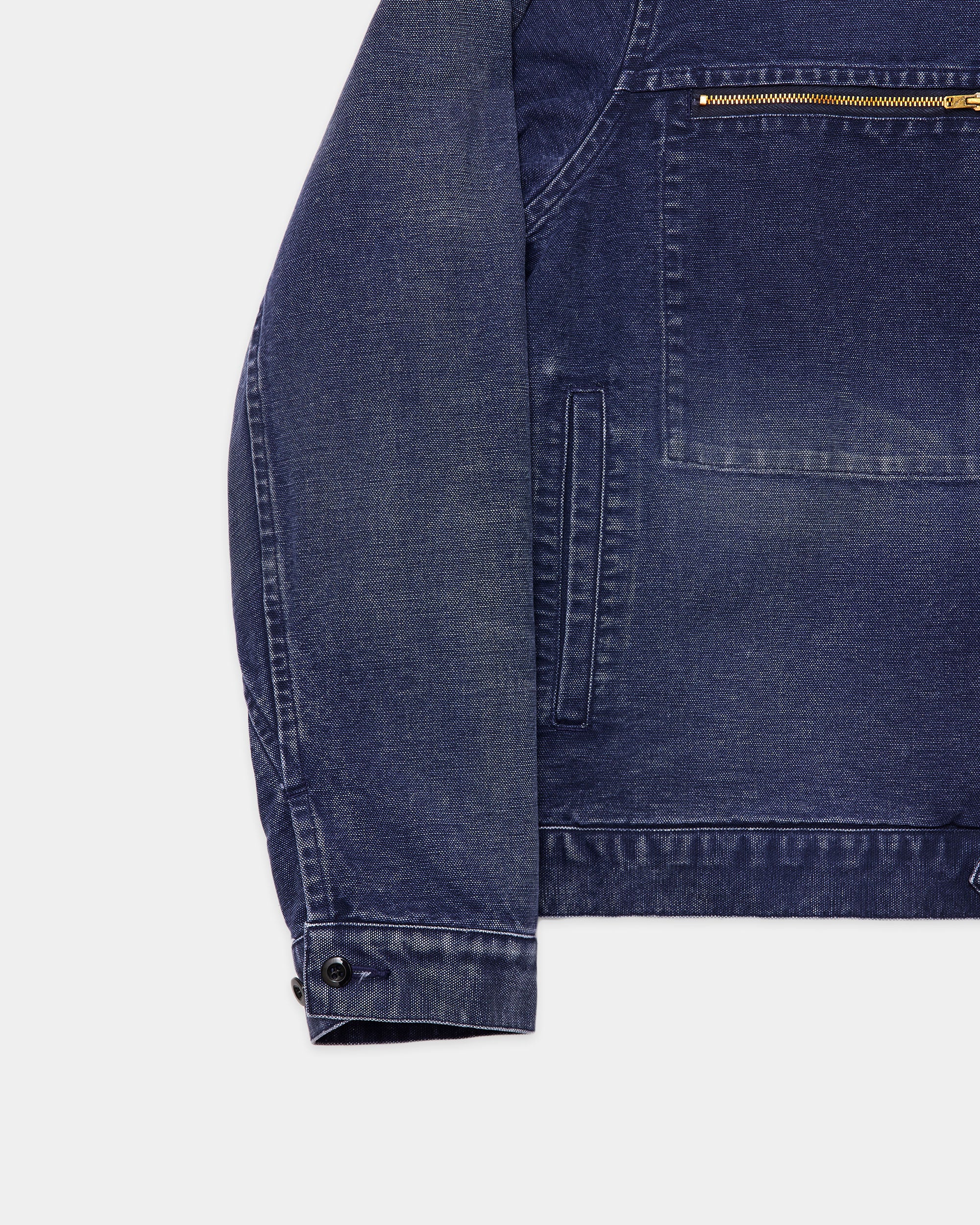 オーガニックコットンダック / メカニックジャケット, Navy