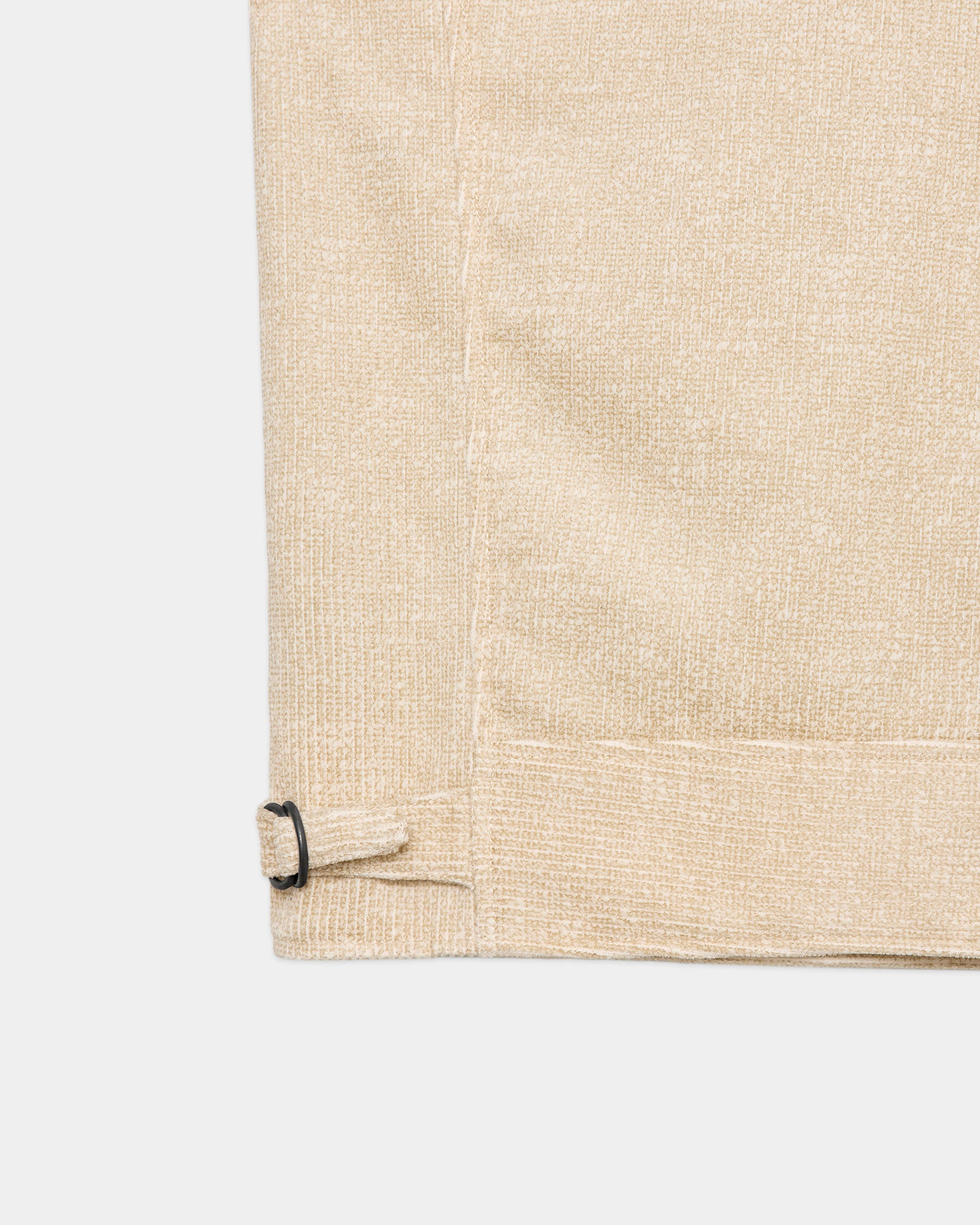 Organic Cotton 8-Wale Corduroy Western Jacket, Ivory