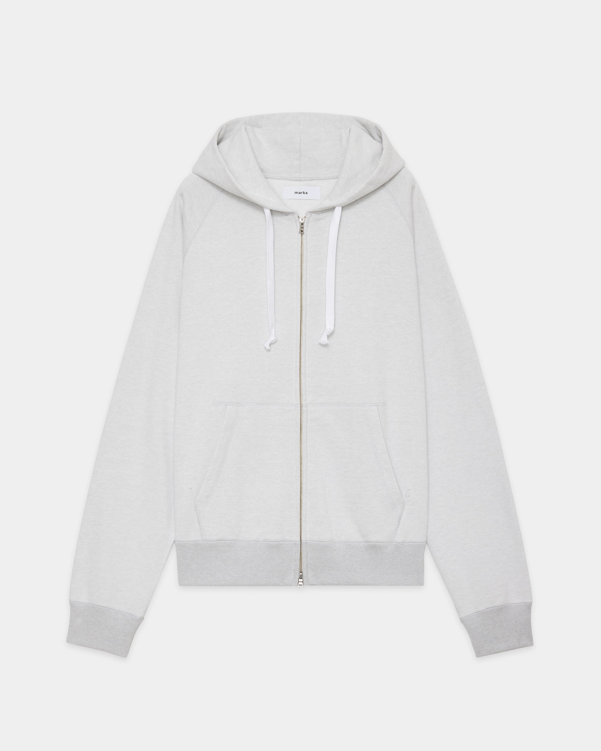 20/10 Recycle Suvin Organic Cotton Fleece Zip Parka, Heather Gray