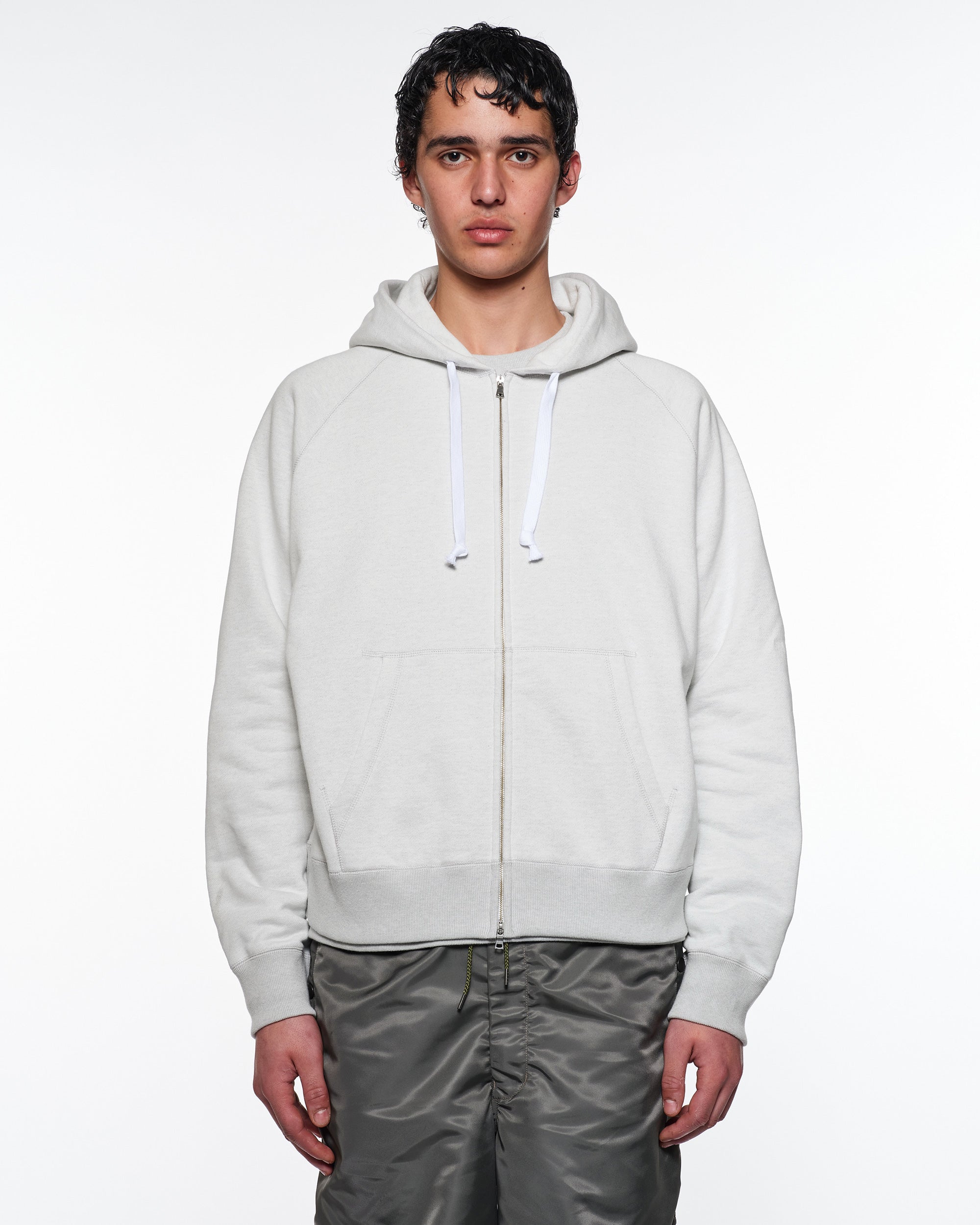 20/10 Recycle Suvin Organic Cotton Fleece Zip Parka, Heather Gray