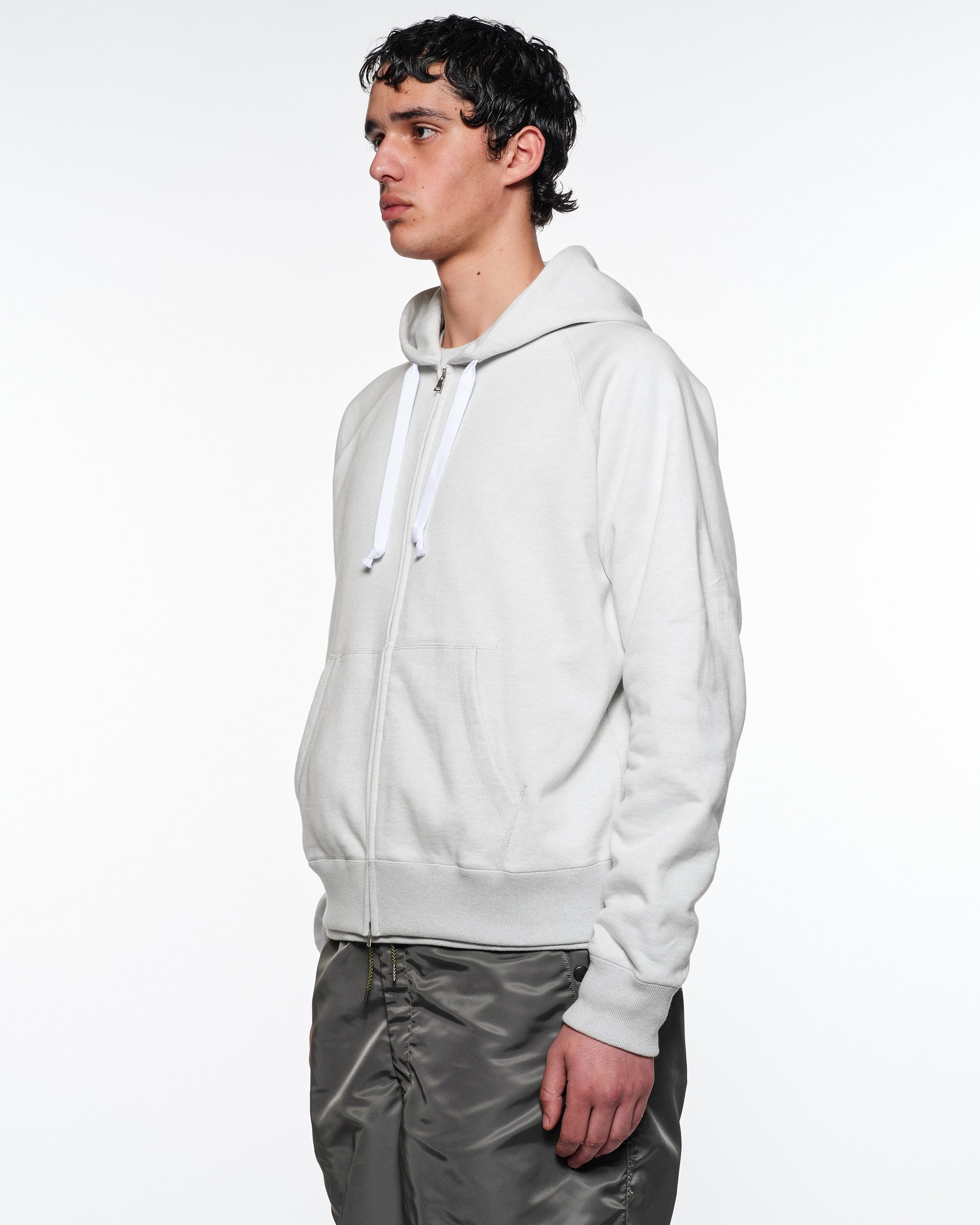 20/10 Recycle Suvin Organic Cotton Fleece Zip Parka, Heather Gray